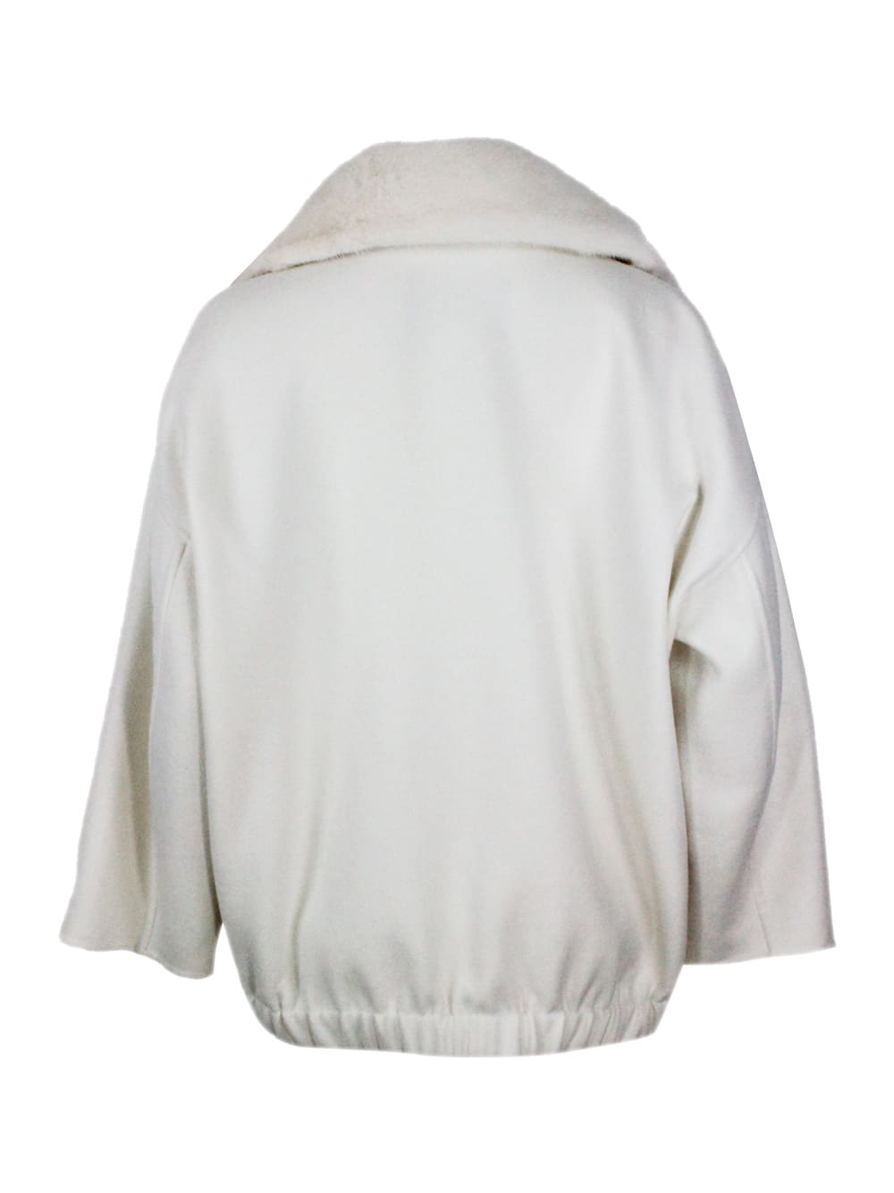 Shop Fabiana Filippi Blazer In White