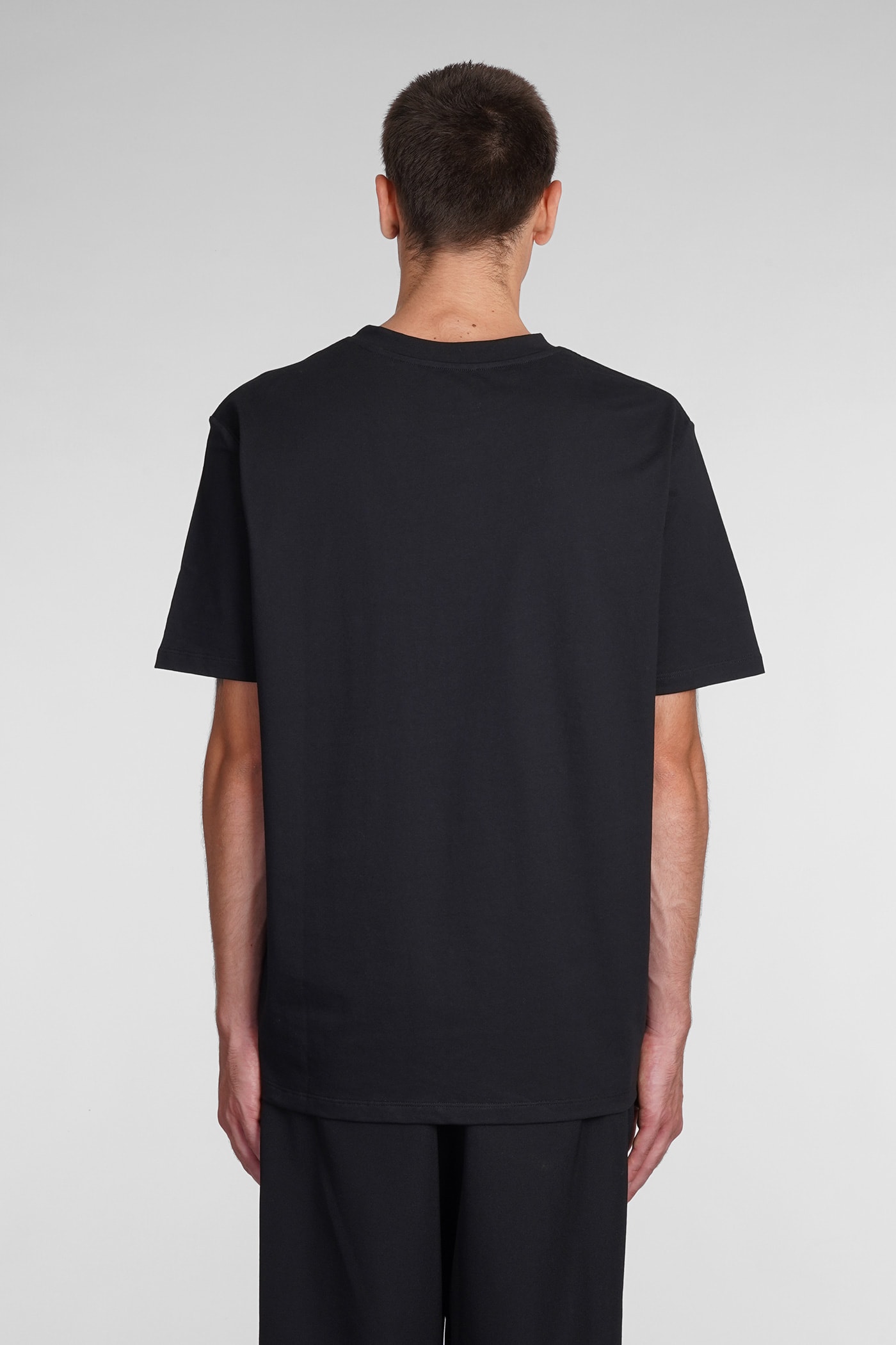 Shop Balmain T-shirt In Black Cotton