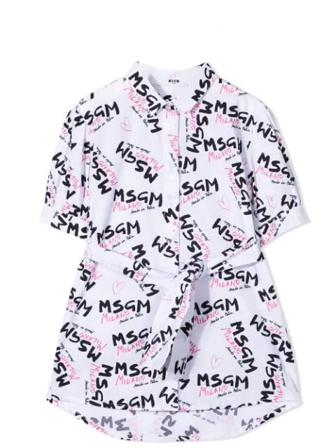 MSGM Chemisier With Print
