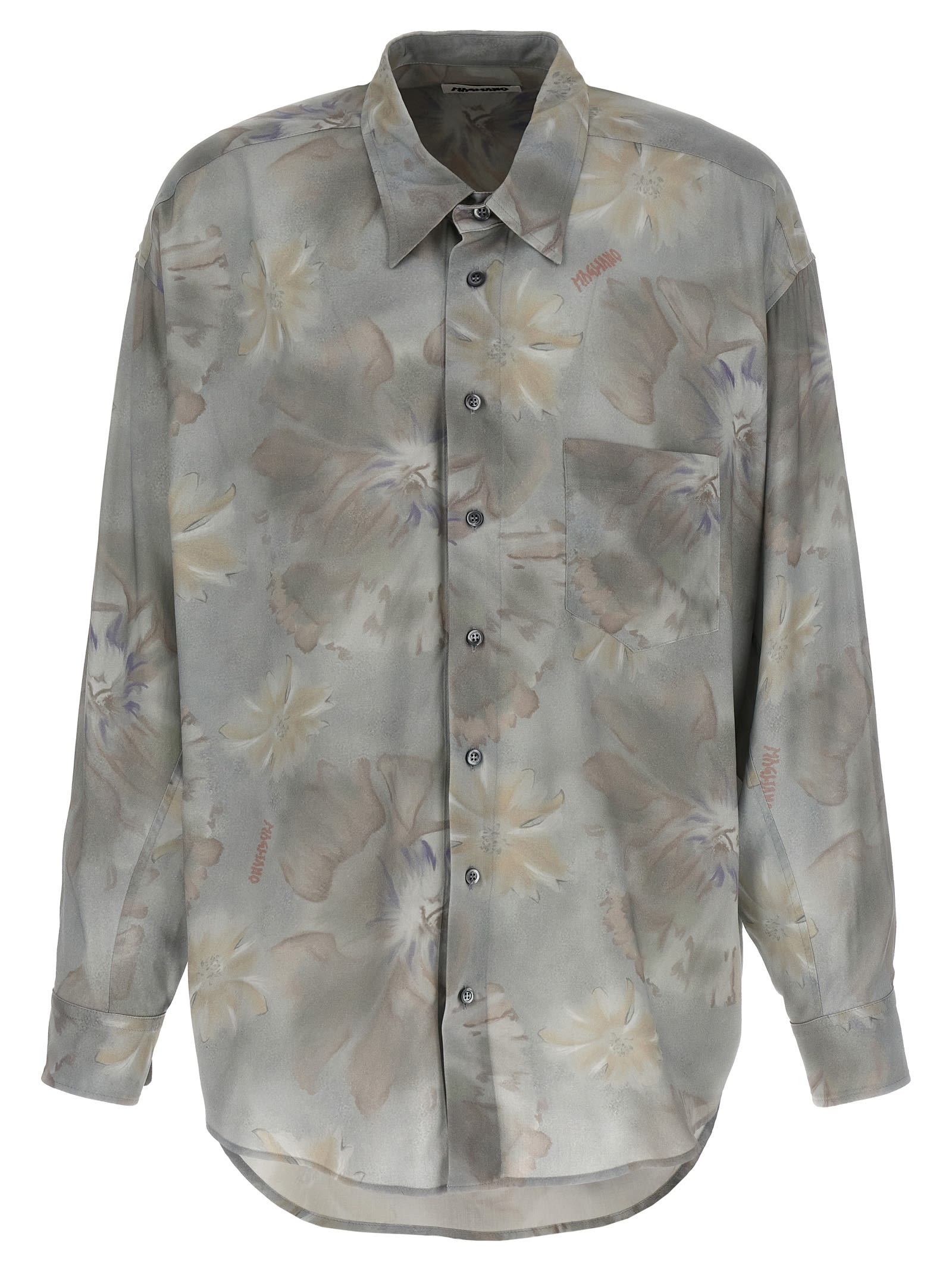 Shop Magliano Pale Twisted Shirt In Light Blue