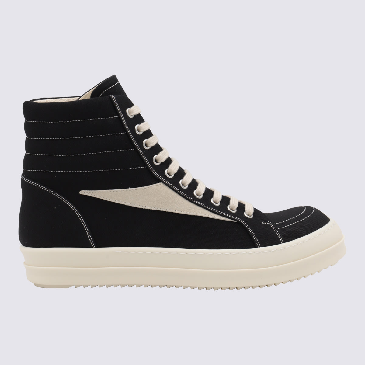 Drkshdw Black High Vintage Sneakers