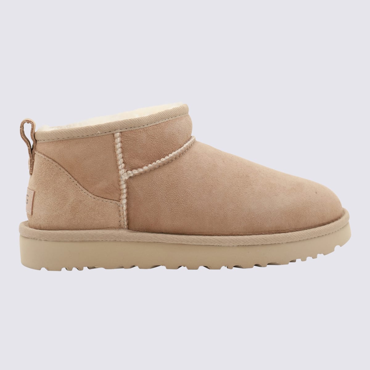 Shop Ugg Beige Boots In Sand