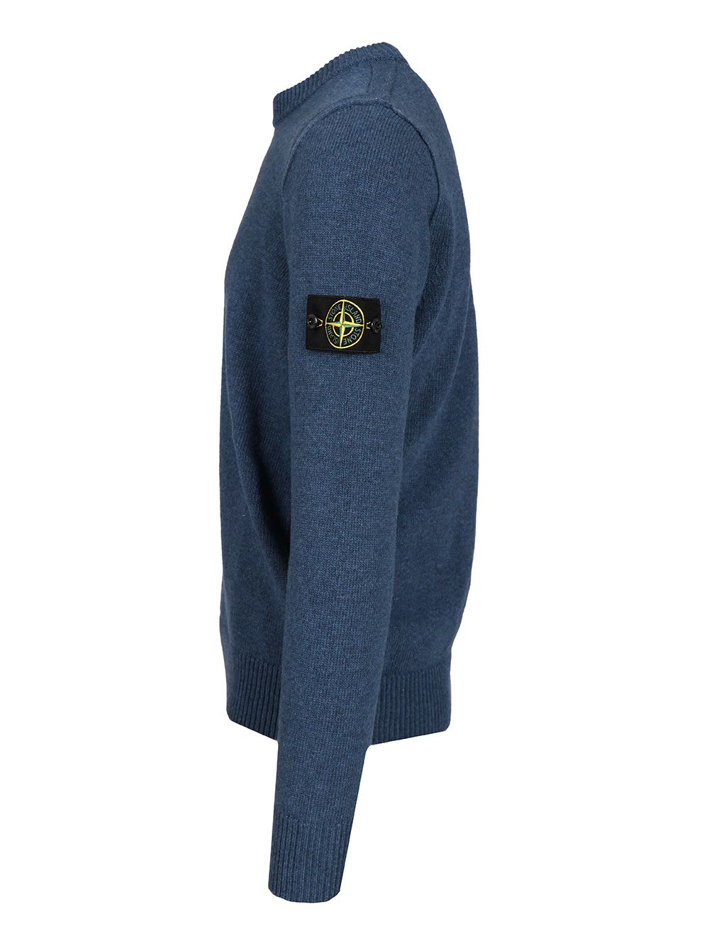 Stone Island Lambswool Crewneck Sweater In Multi