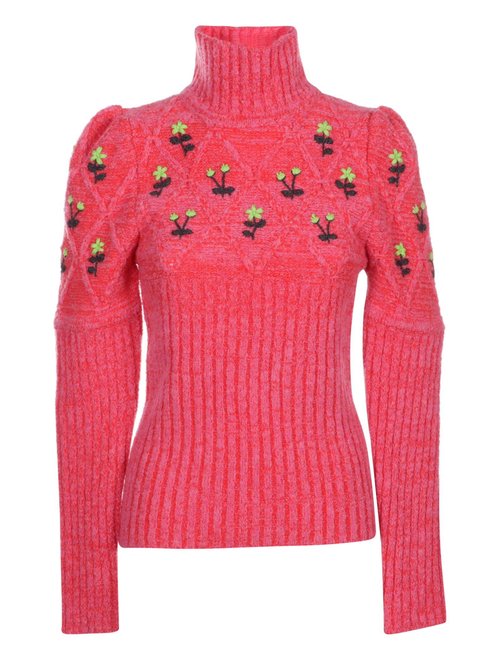 Cormio Turtleneck Sweater In Red