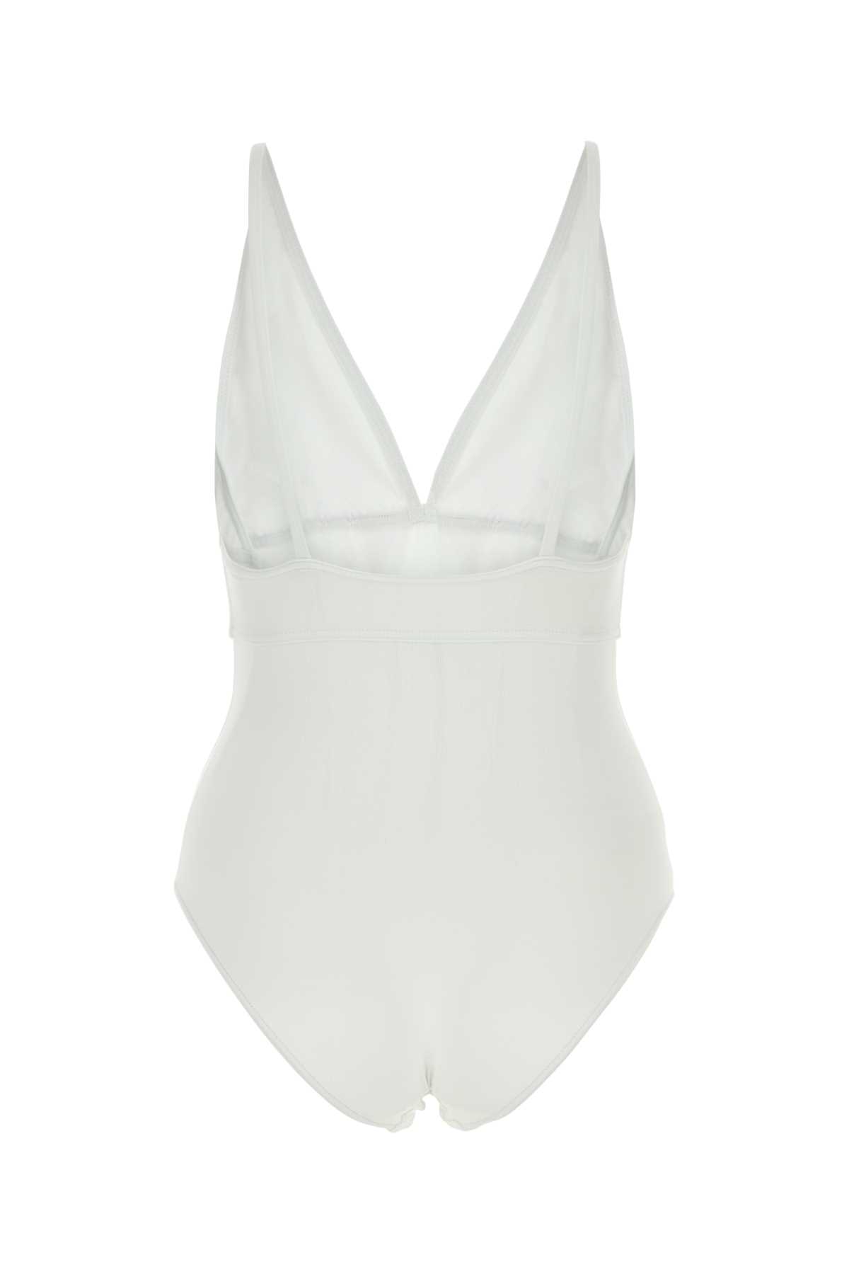 Eres White Stretch Nylon Swimsuit In Blanc