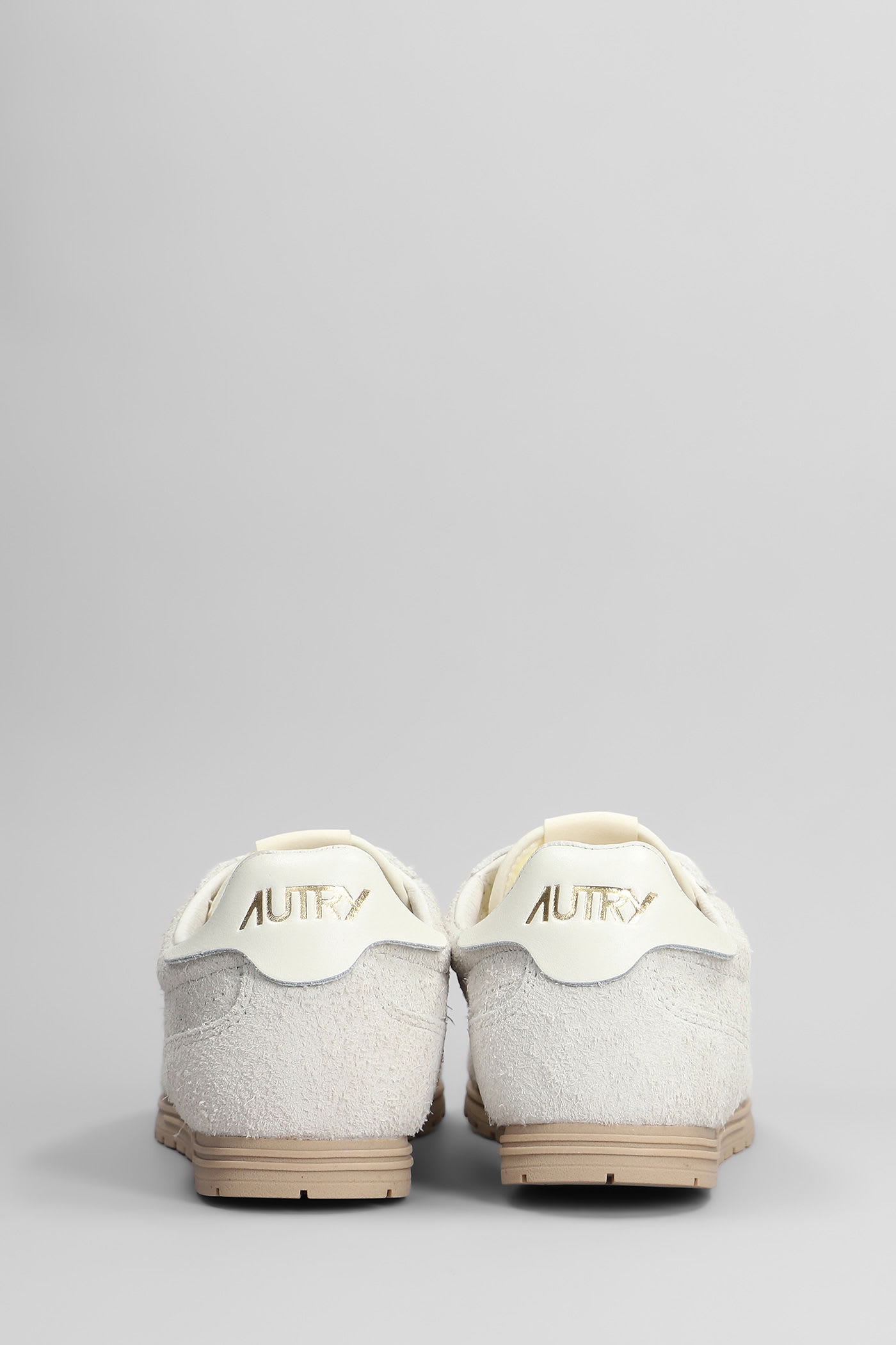 Autry Ivory Suede Windspin Sneakers