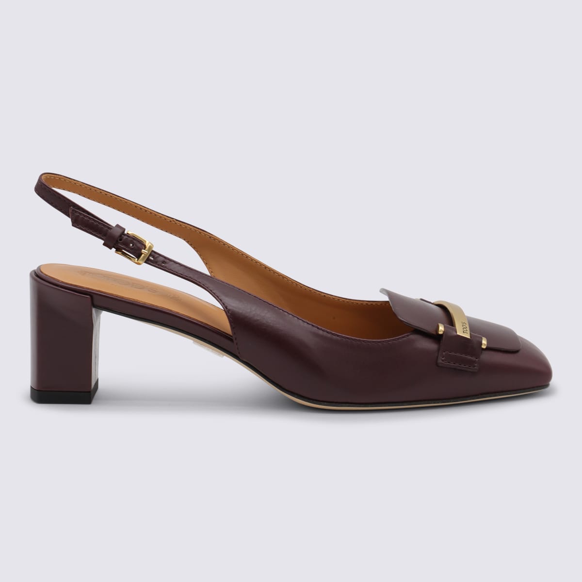 Brown Leather Pumps