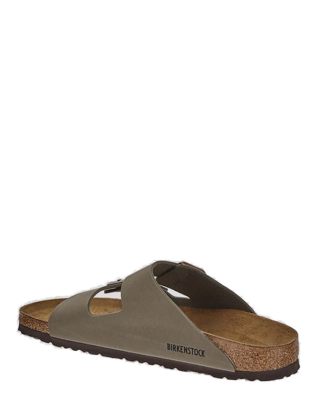 Shop Birkenstock Ariroza Birkibuk Slip-on Sandals In Grey