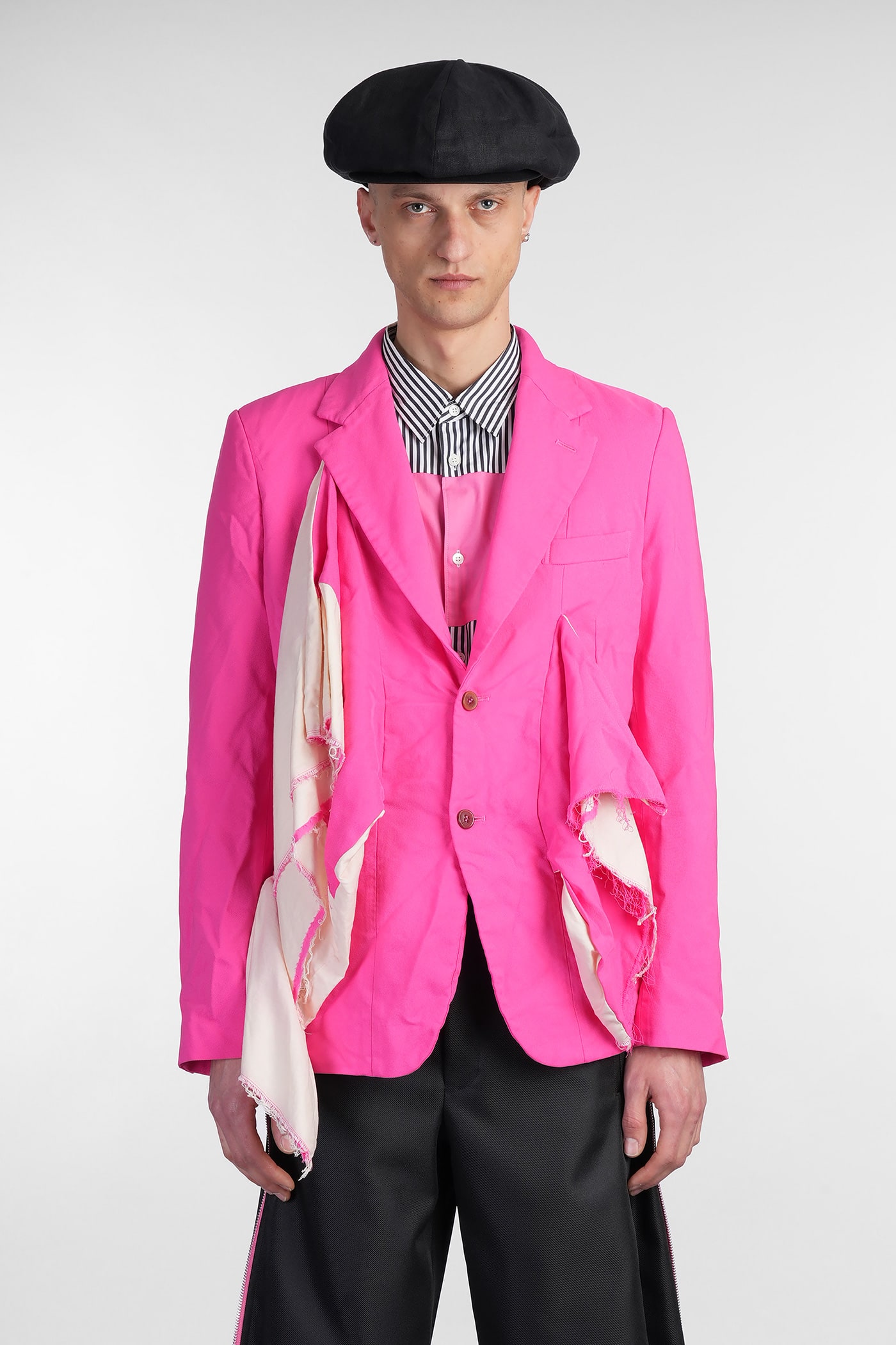 Blazer In Rose-pink Polyester