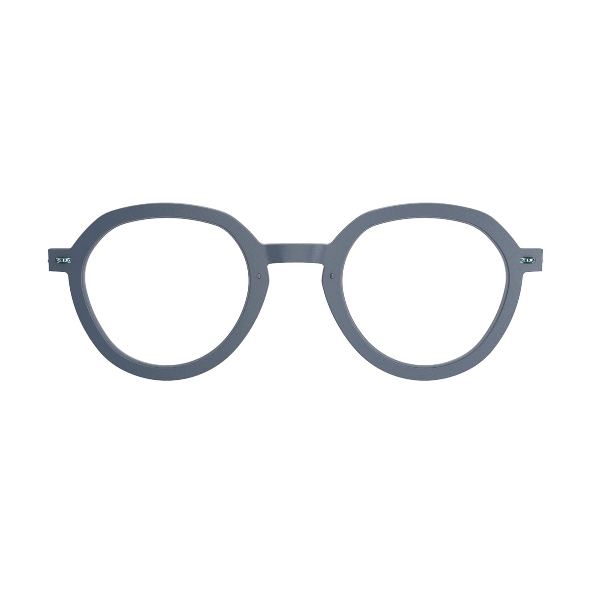 N. o.w. 6640 D18 P85 804 Blu Satinato Turchese Glasses