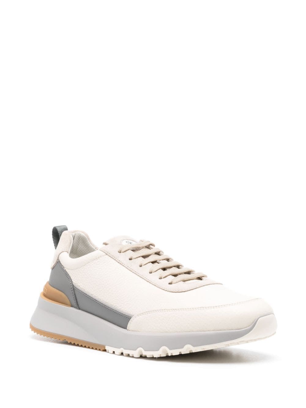 Shop Brunello Cucinelli Classic Sneakers In White