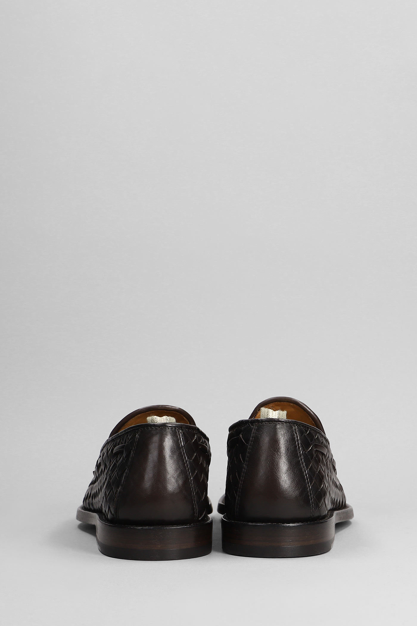 Shop Officine Creative Opera 004 Loafers In Brown Leather
