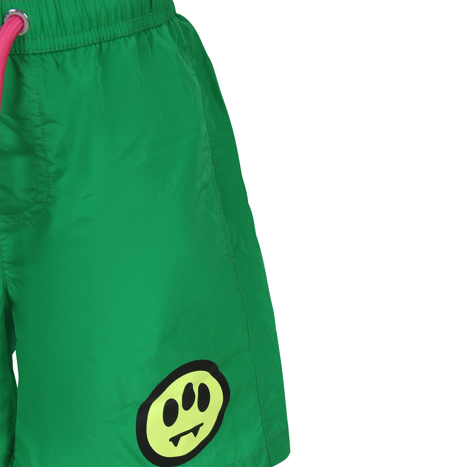 Shop Barrow Green Swim Shorts For Boy With Smiley