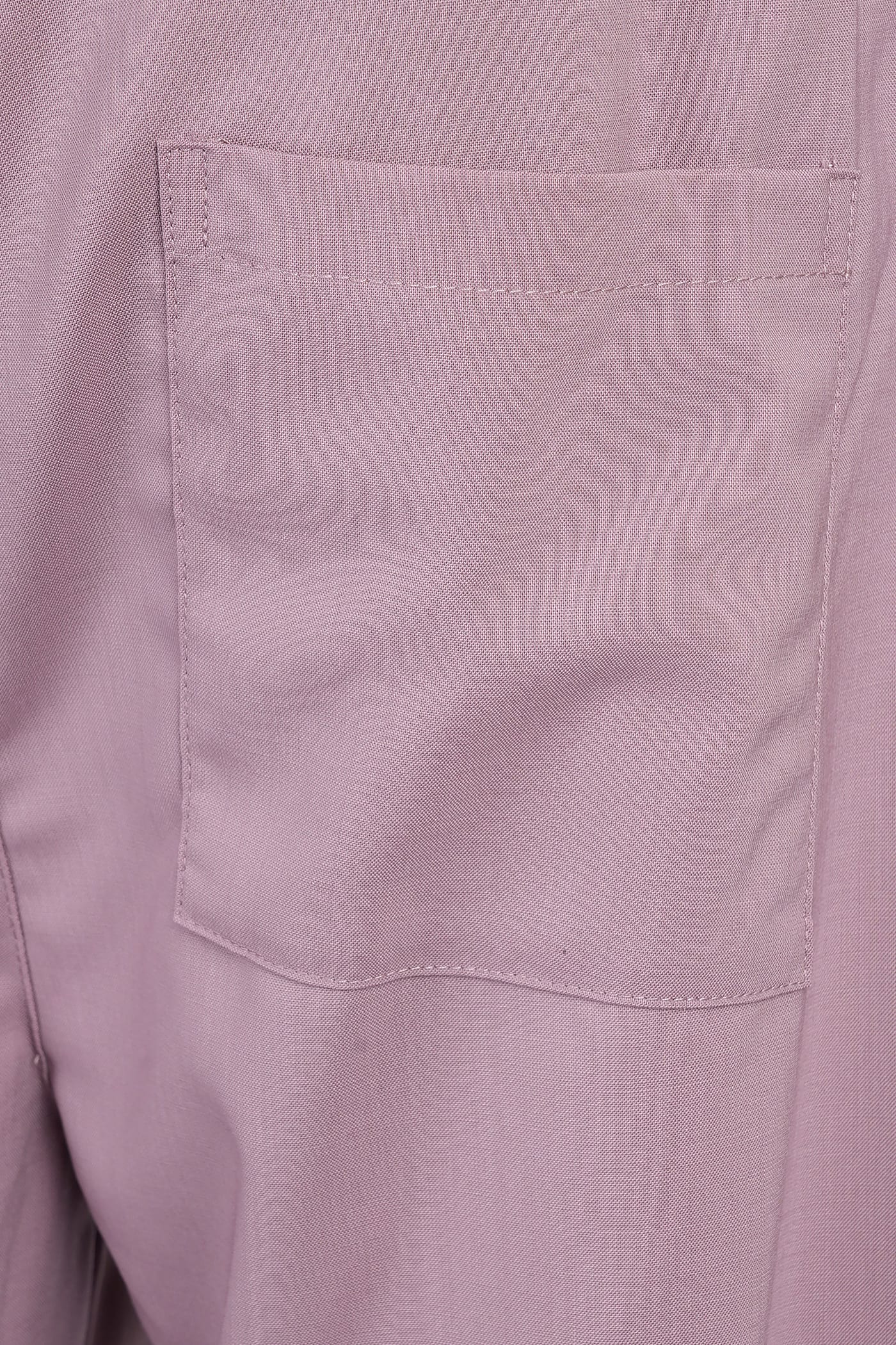 A Paper Kid Pleat-detail Trousers In Rose-pink