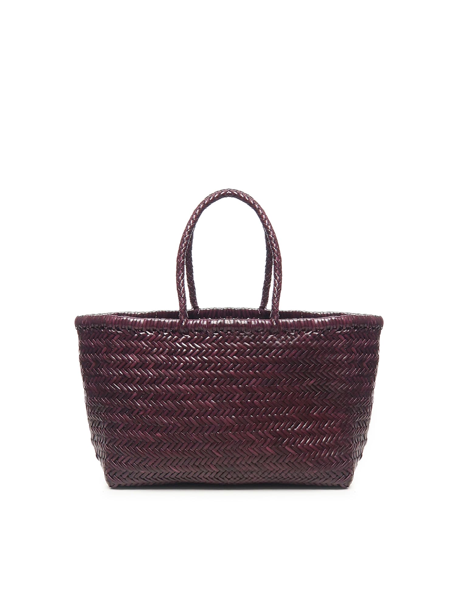 Dragon Diffusion Triple Jump Leather Tote Bag In Purple