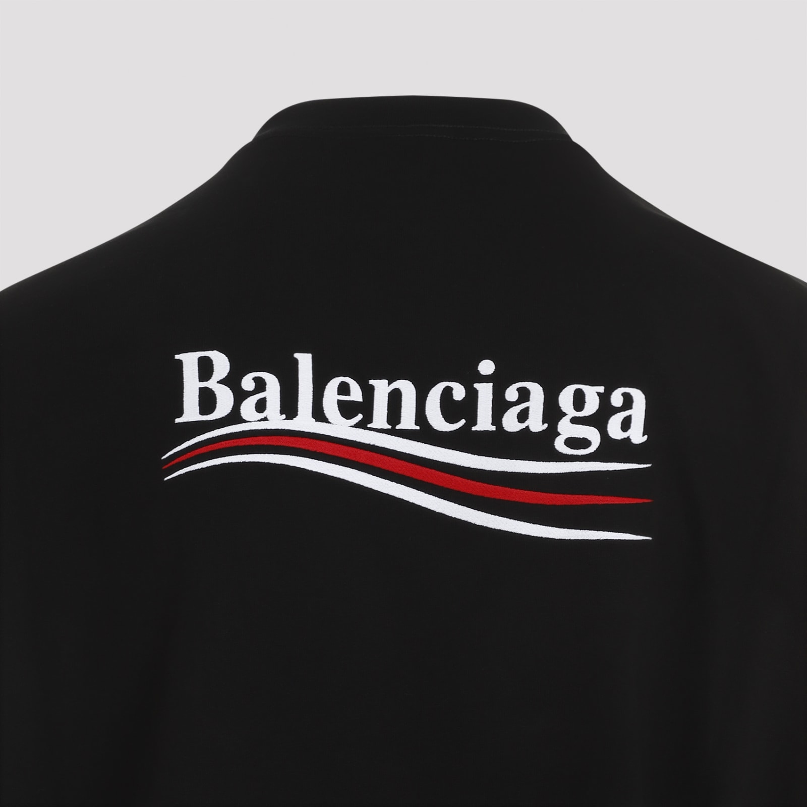Balenciaga Political Campaign T-shirt In Black