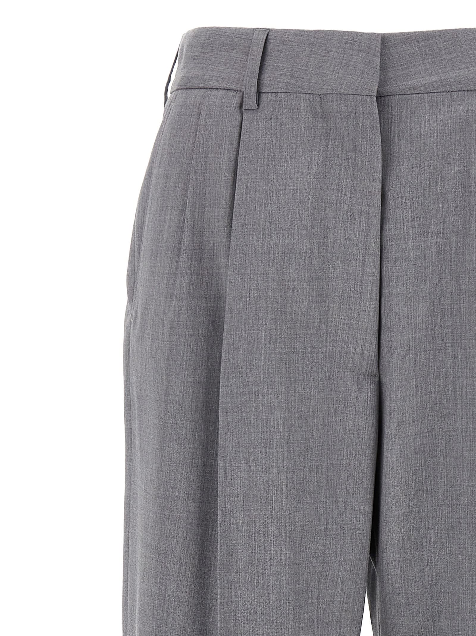 Blazé Milano Pleat-detail Trousers In Gray