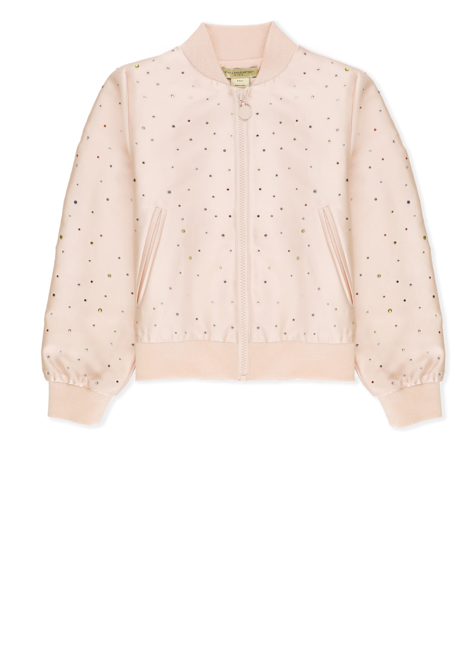 Shop Stella Mccartney Jacket With Strass In Pink