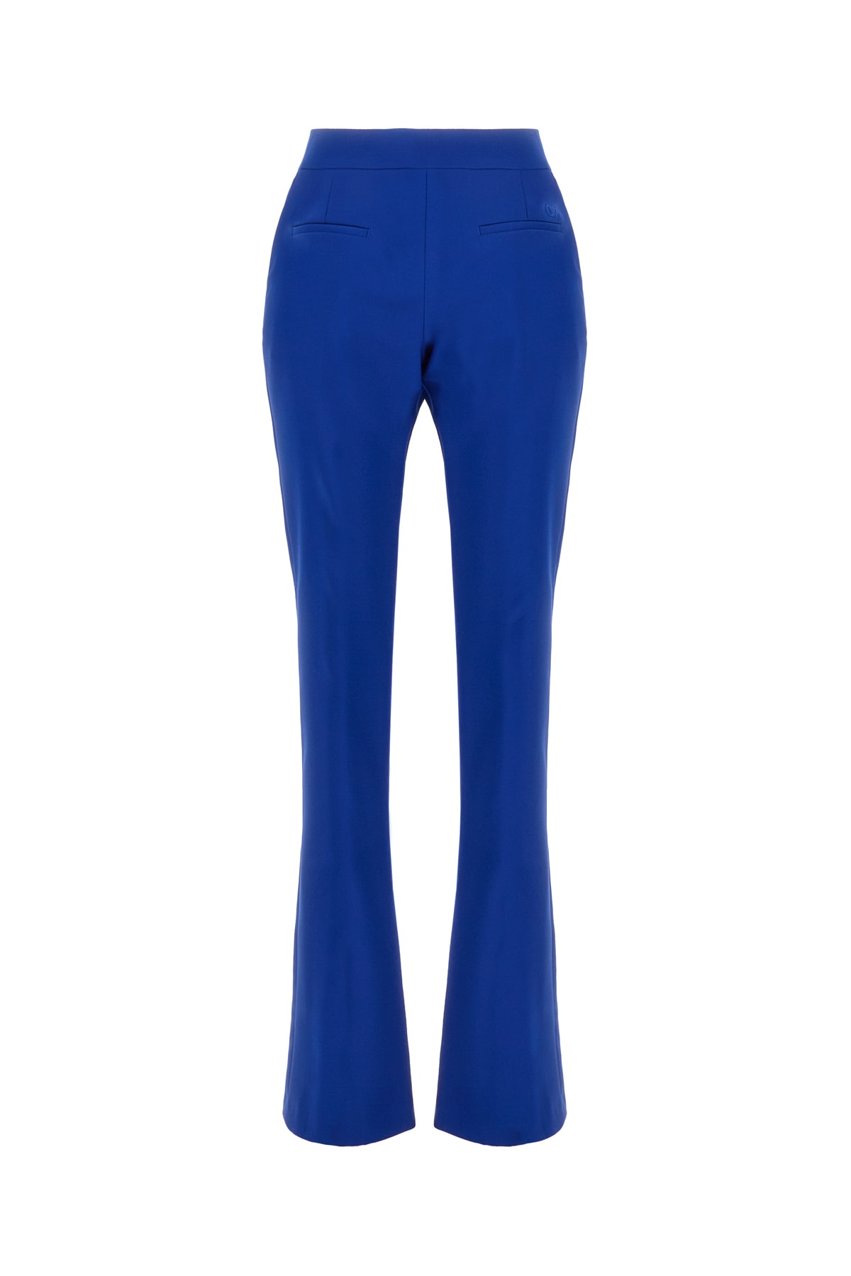 Shop Off-white Electric Blue Polyester Pant In 4545