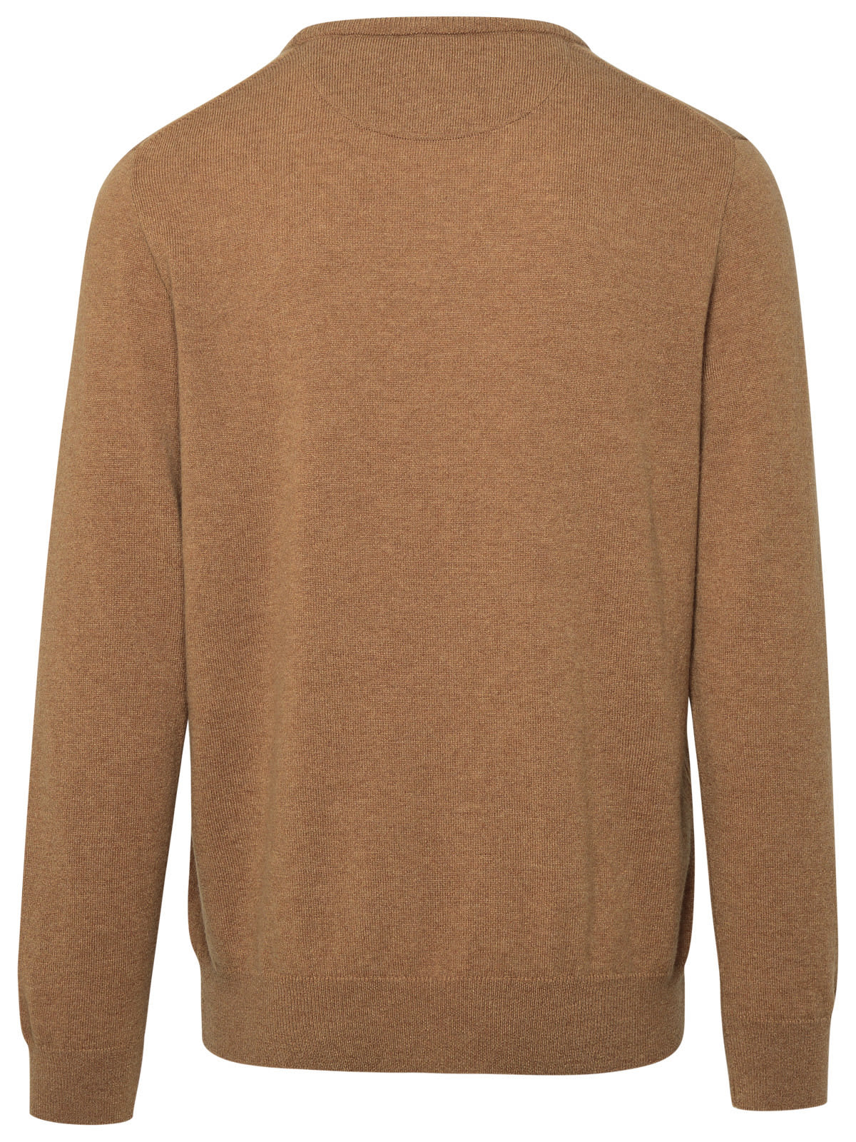 Shop Polo Ralph Lauren Beige Wool Sweater In Latte Brown Heather