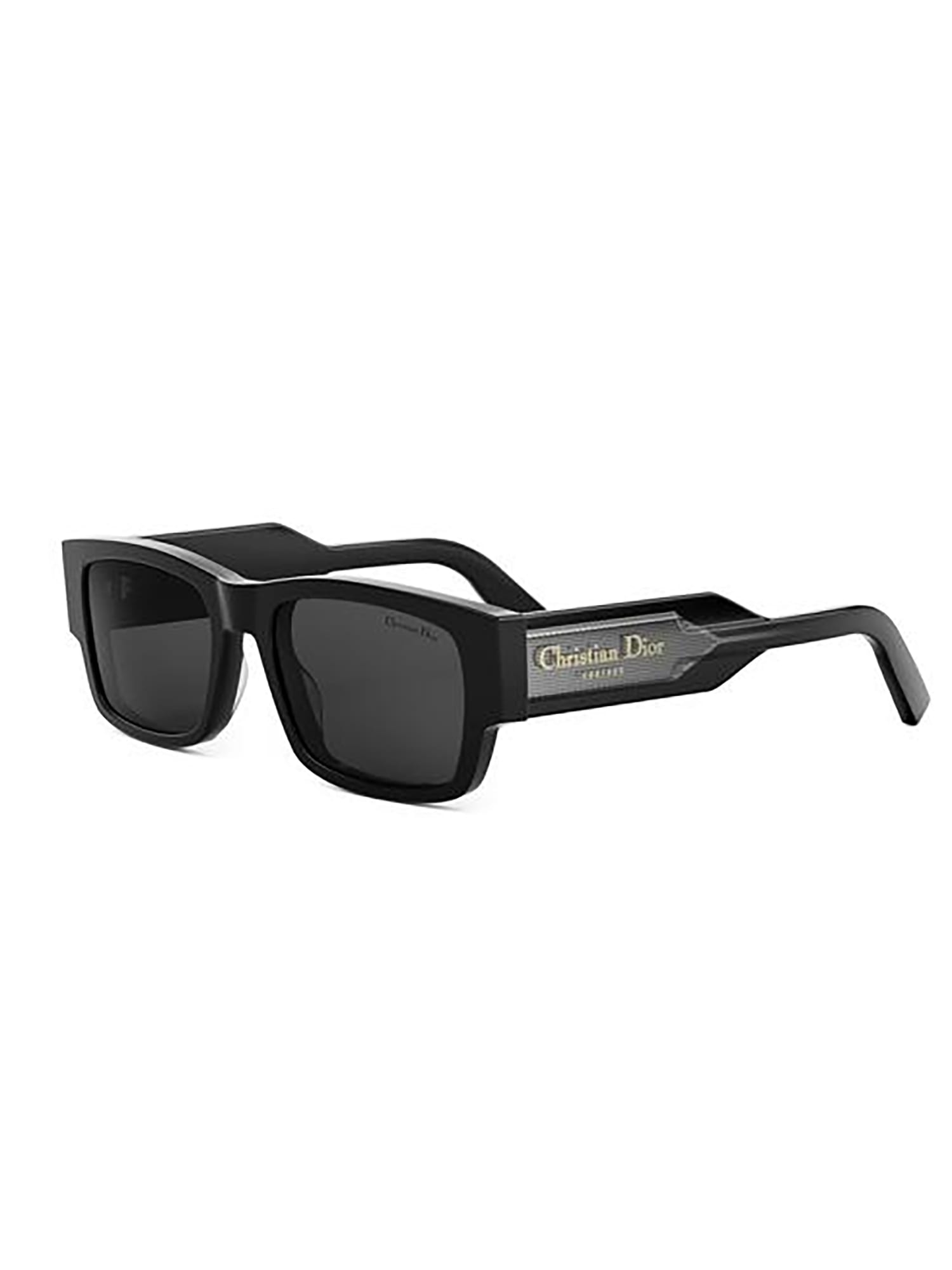 Dior Christian  Label S1i Sunglasses In Black