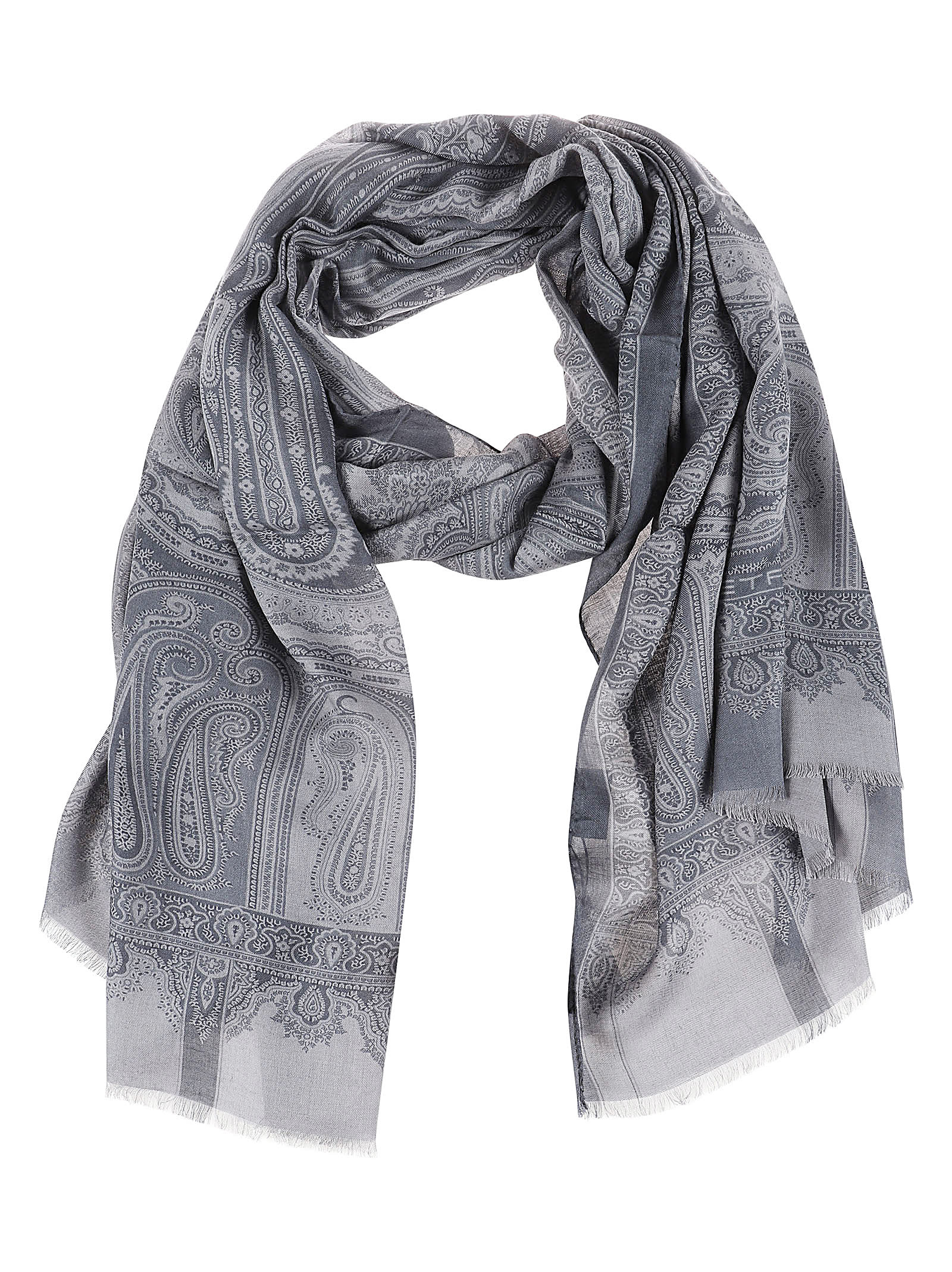 Shop Etro Scarf In Blu