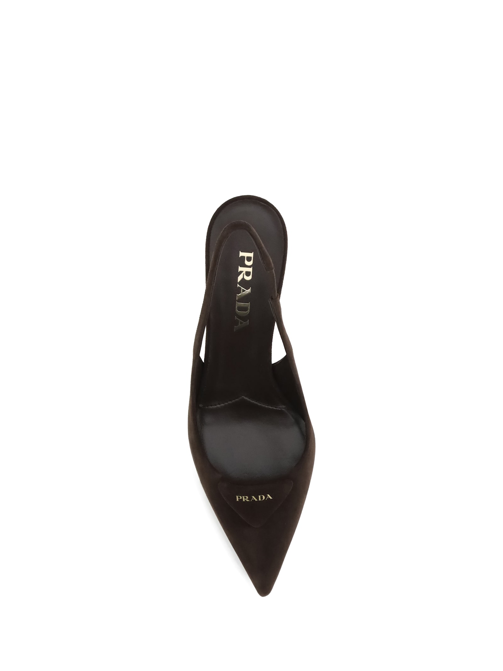 Prada Suede Pointed Toe Stiletto Heel Pumps In Multi