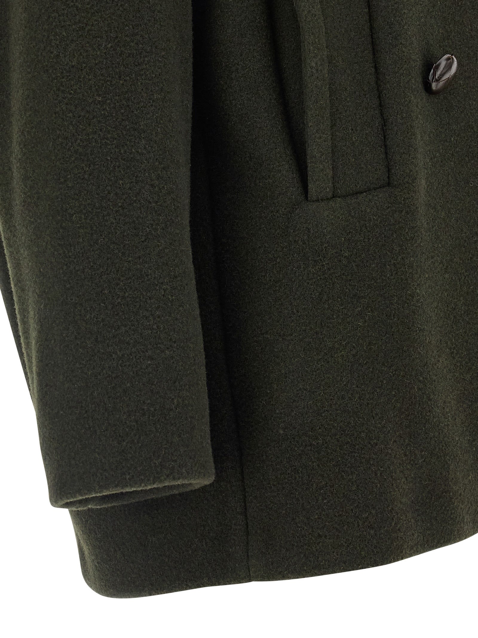 Isabel Marant Fiby Coat In Green