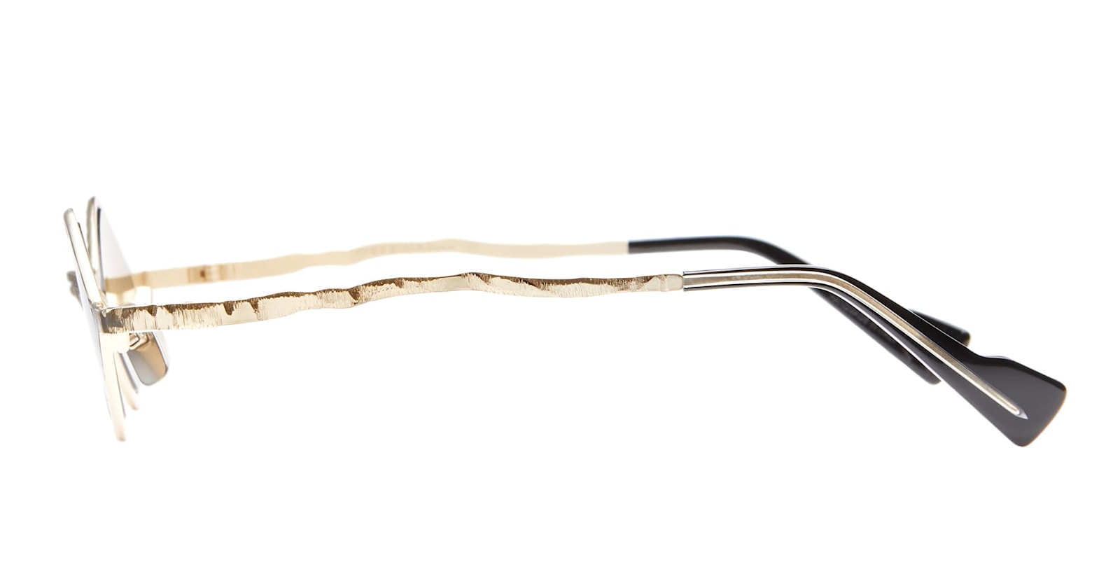 Kuboraum Mask Z14 - Gold / Grey Lens Sunglasses In Gold