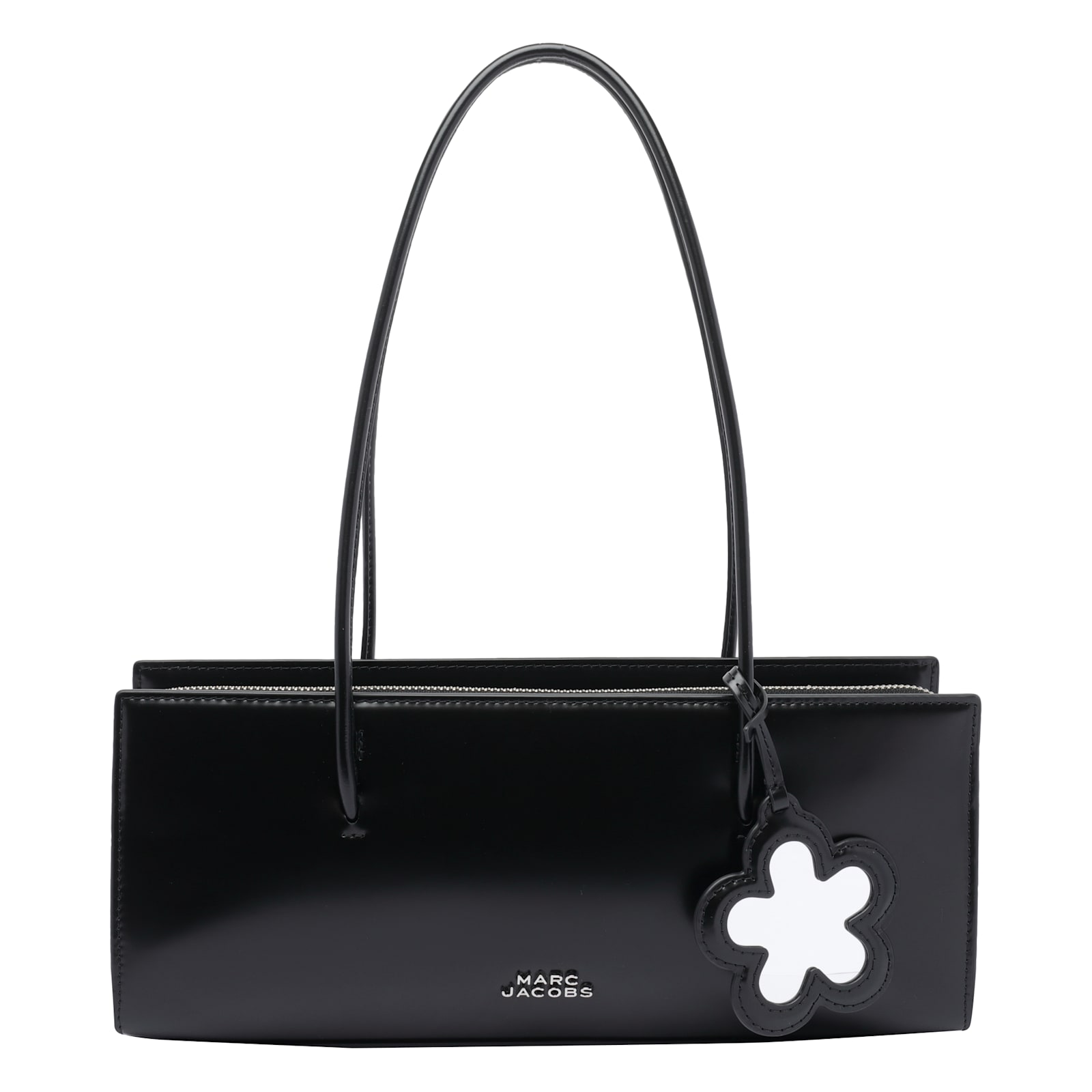 Marc Jacobs The Mirror Satchel Bag In Black