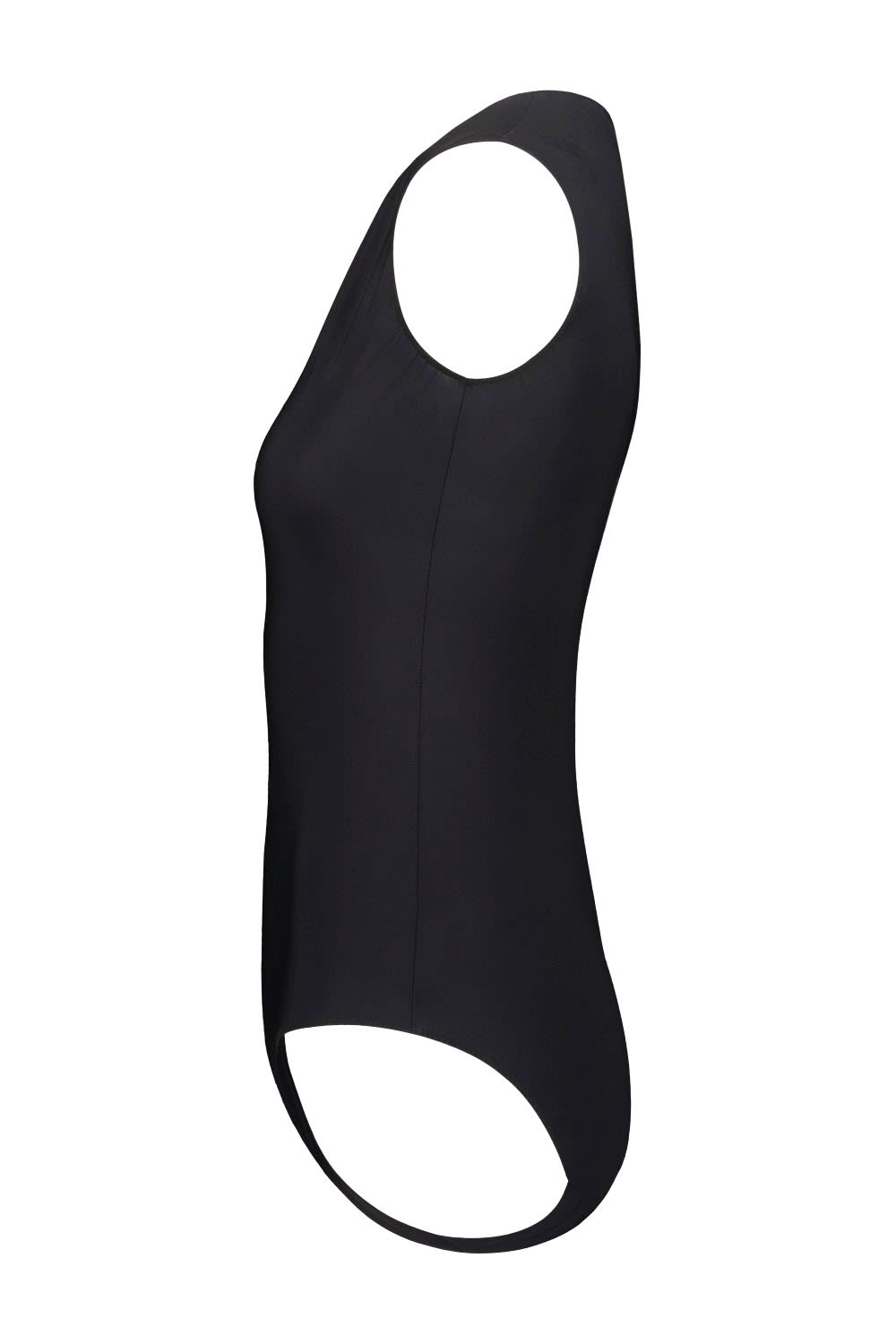 Maison Margiela Stretch-jersey Sleeveless Bodysui In Black