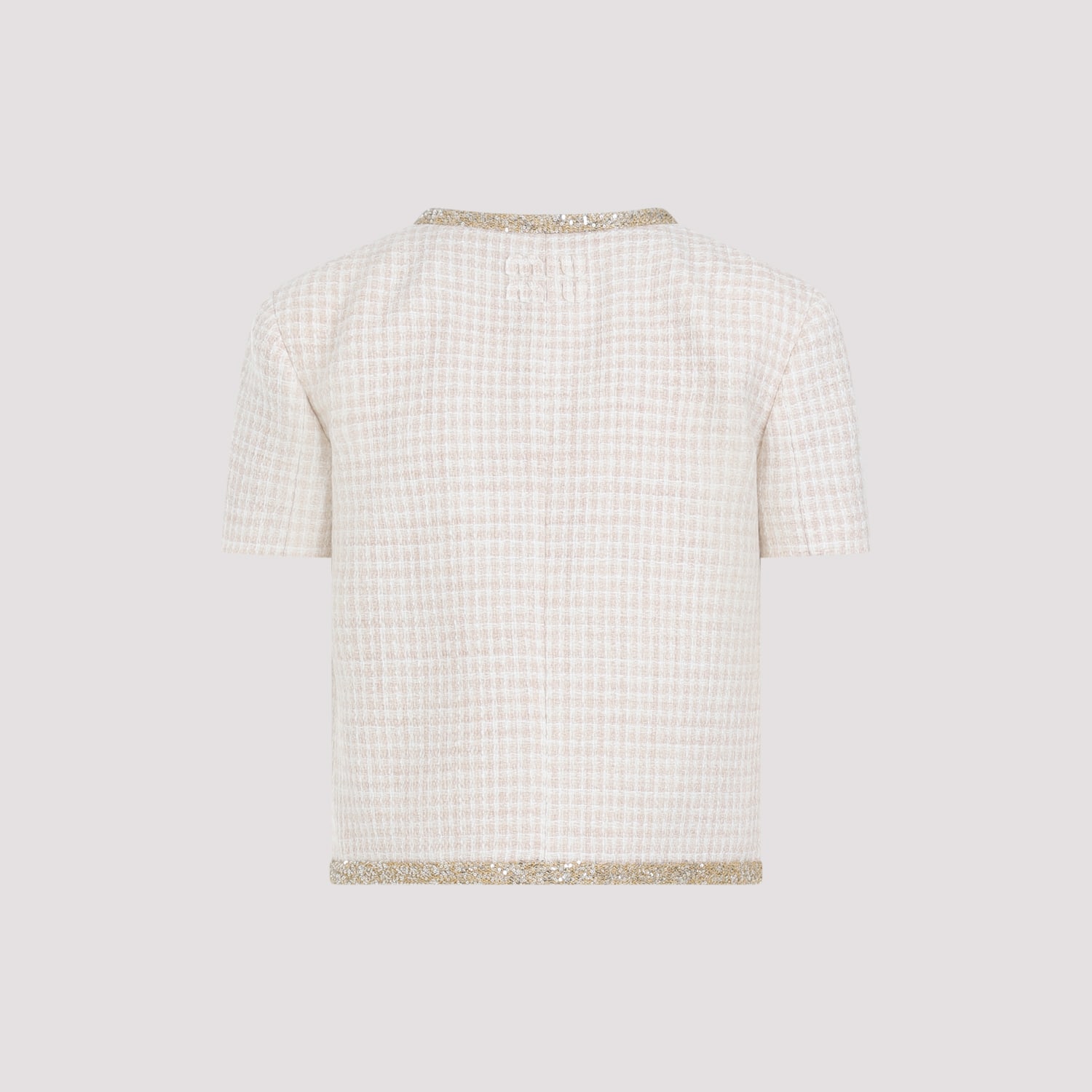 Miu Miu Check-pattern Tweed Jacket
