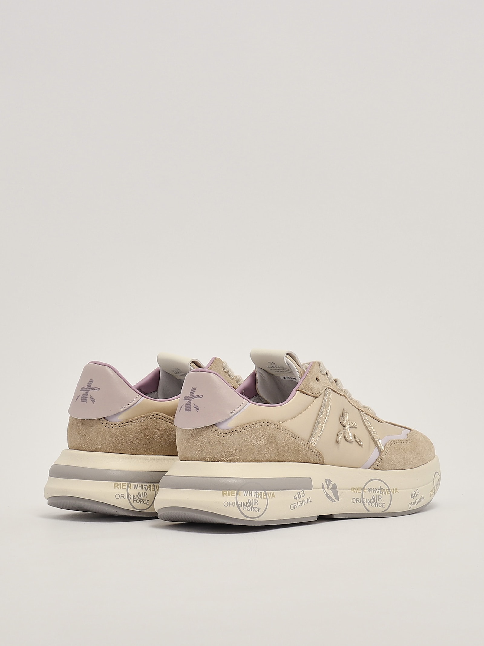 Shop Premiata Cassie Sneaker In Beige