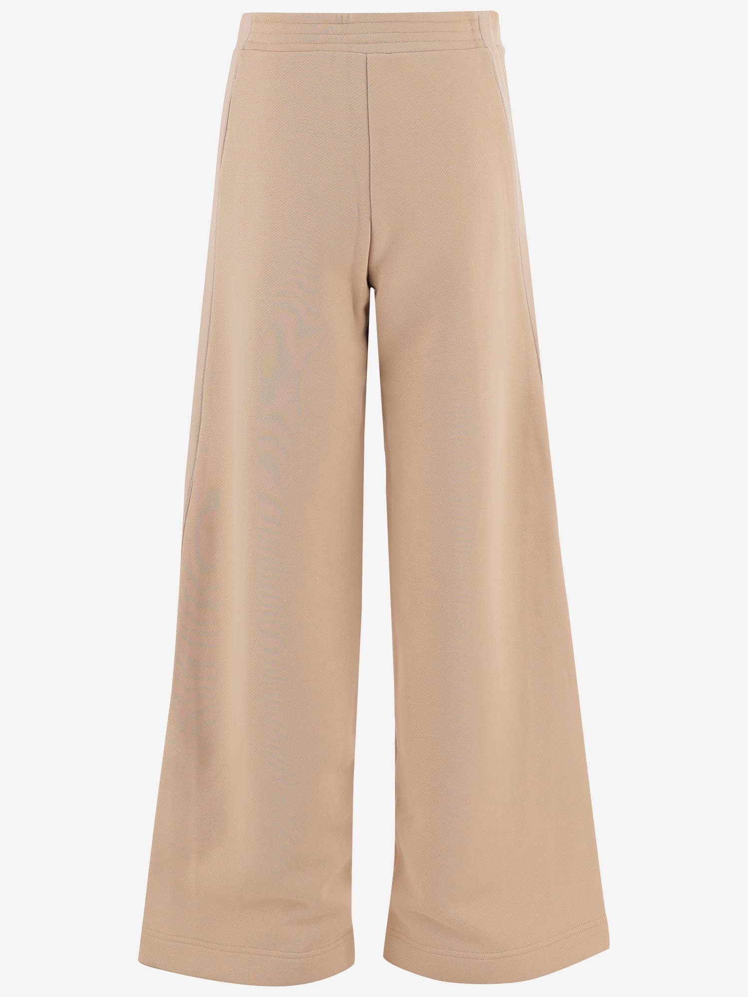 Max Mara Ifrem Cotton Jersey Pants In Sand