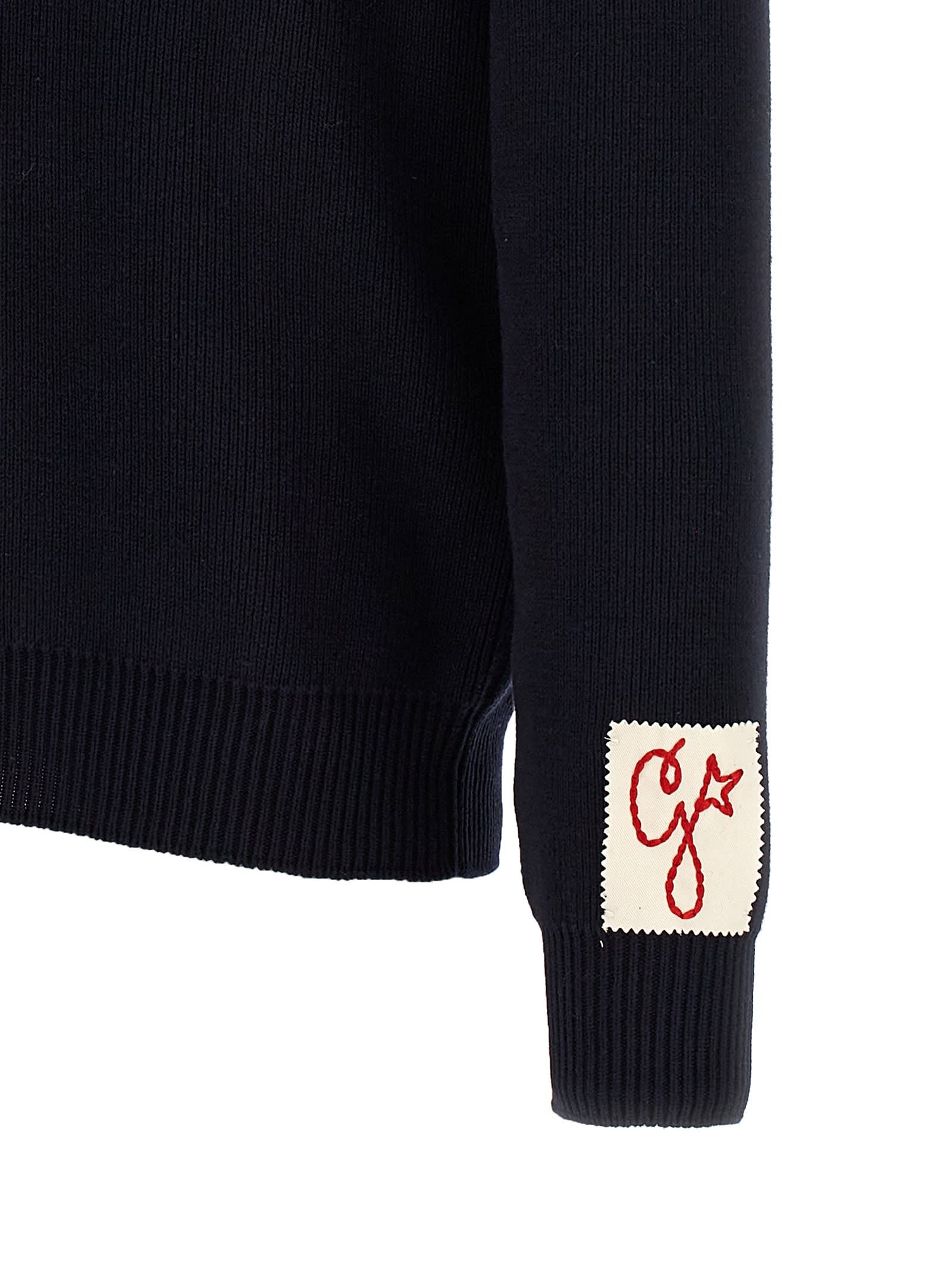 Shop Golden Goose Davis Sweater In Blue