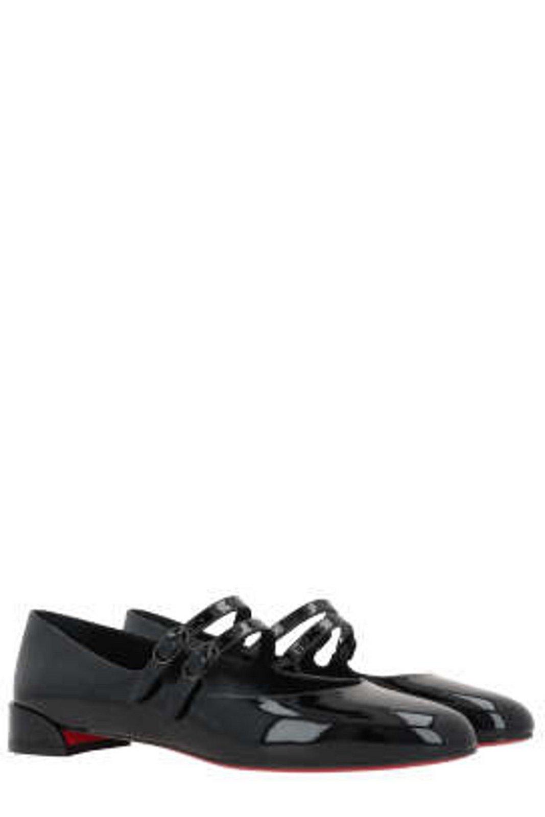 Christian Louboutin 20mm Sweet Jane Patent Leather Heels In Black