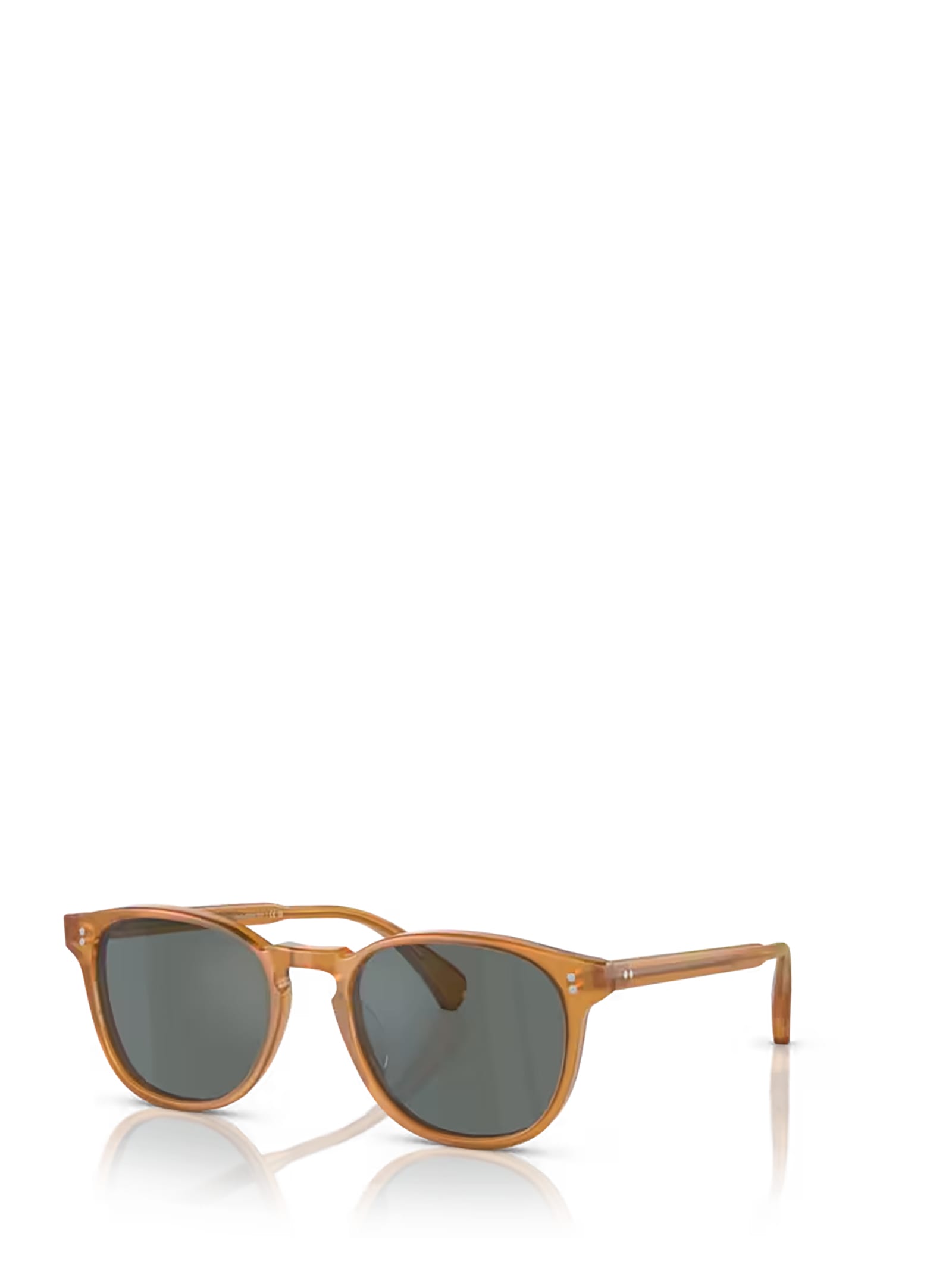 Shop Oliver Peoples Ov5298su Amber Sunglasses