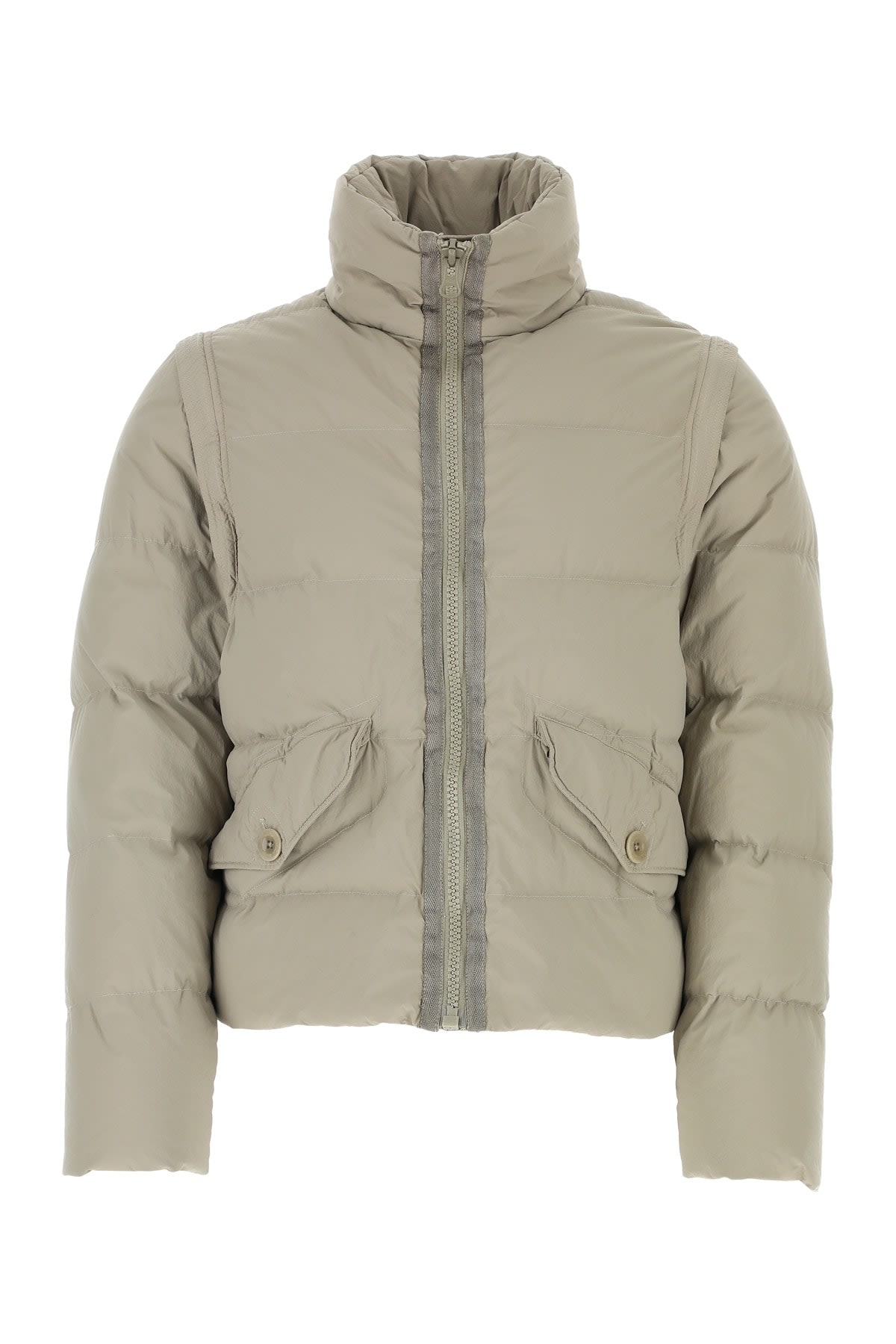 Dove Grey Nylon Austral Down Jacket