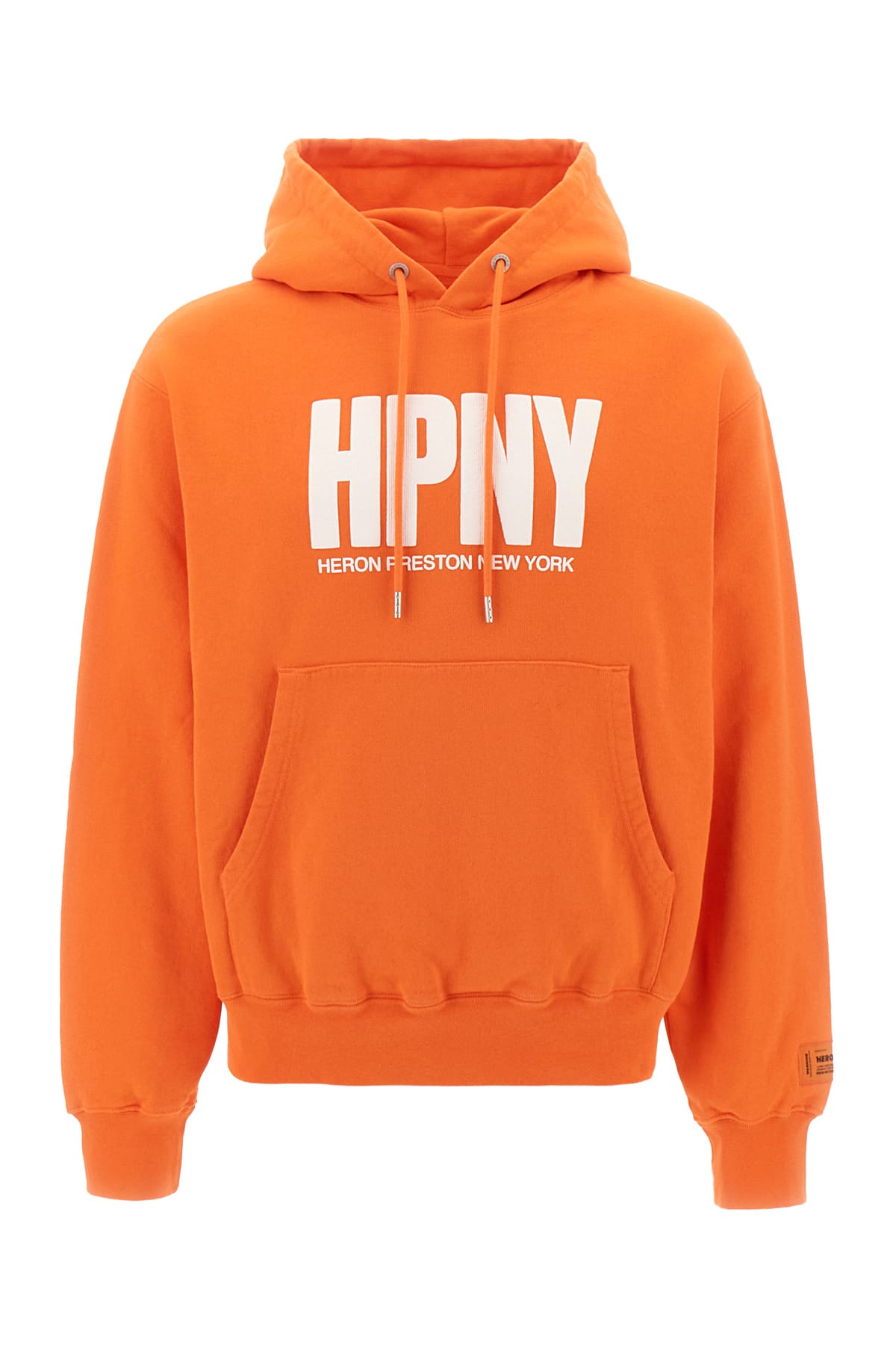 Shop Heron Preston Orange Cotton Sweatshirt In 2201