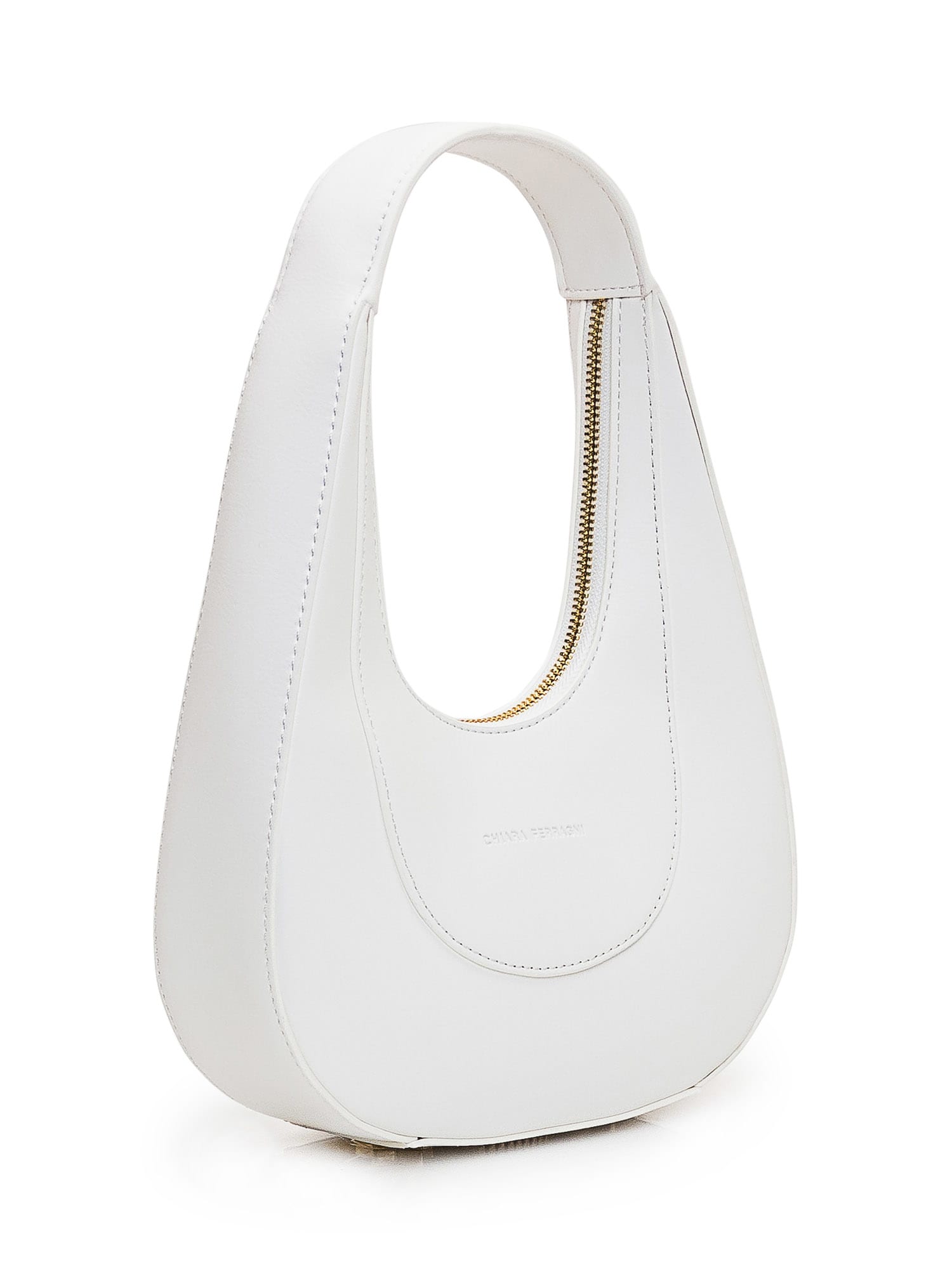Shop Chiara Ferragni Caia Bag In White