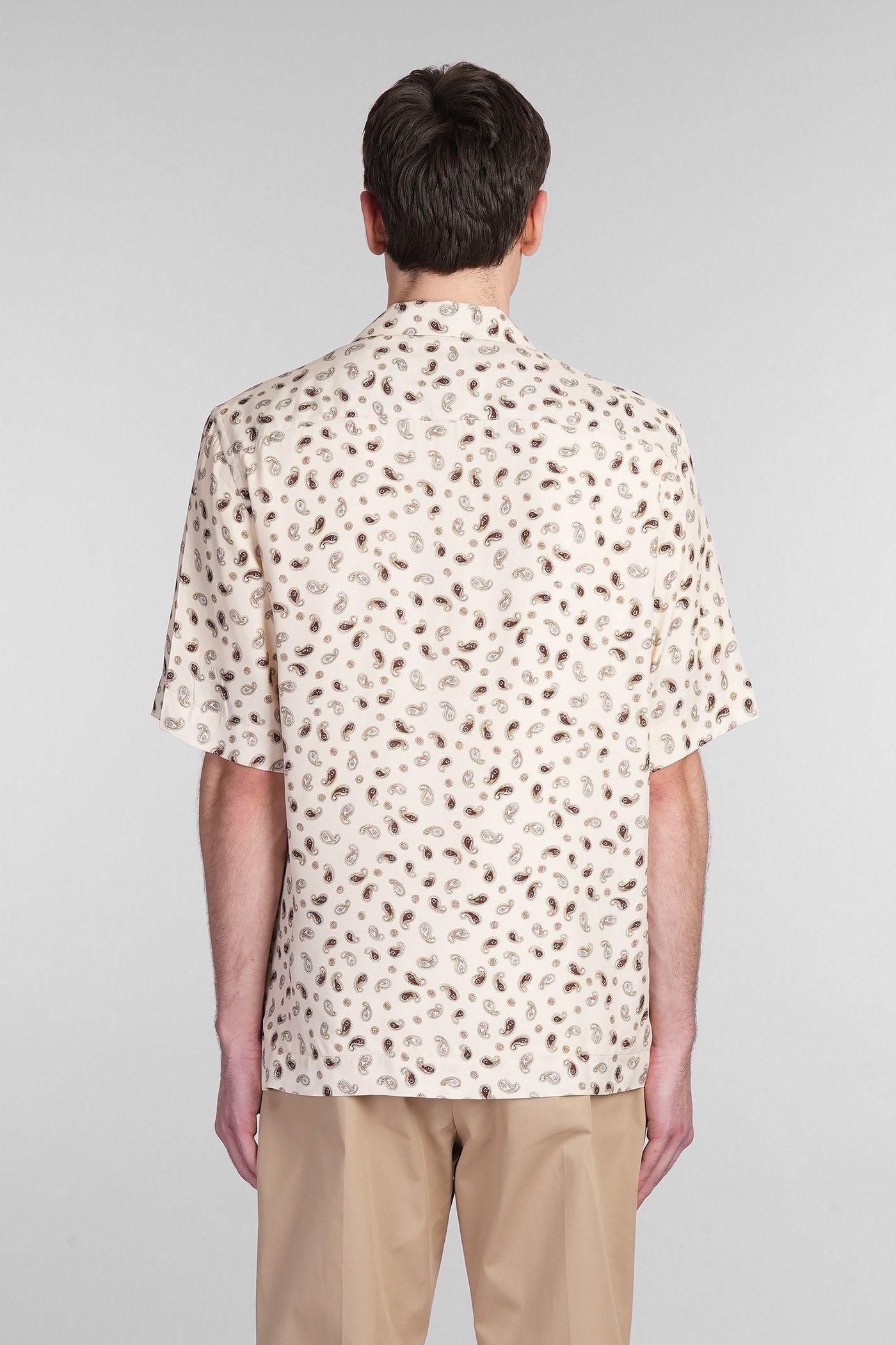 PAUL SMITH SHIRT IN BEIGE VISCOSE