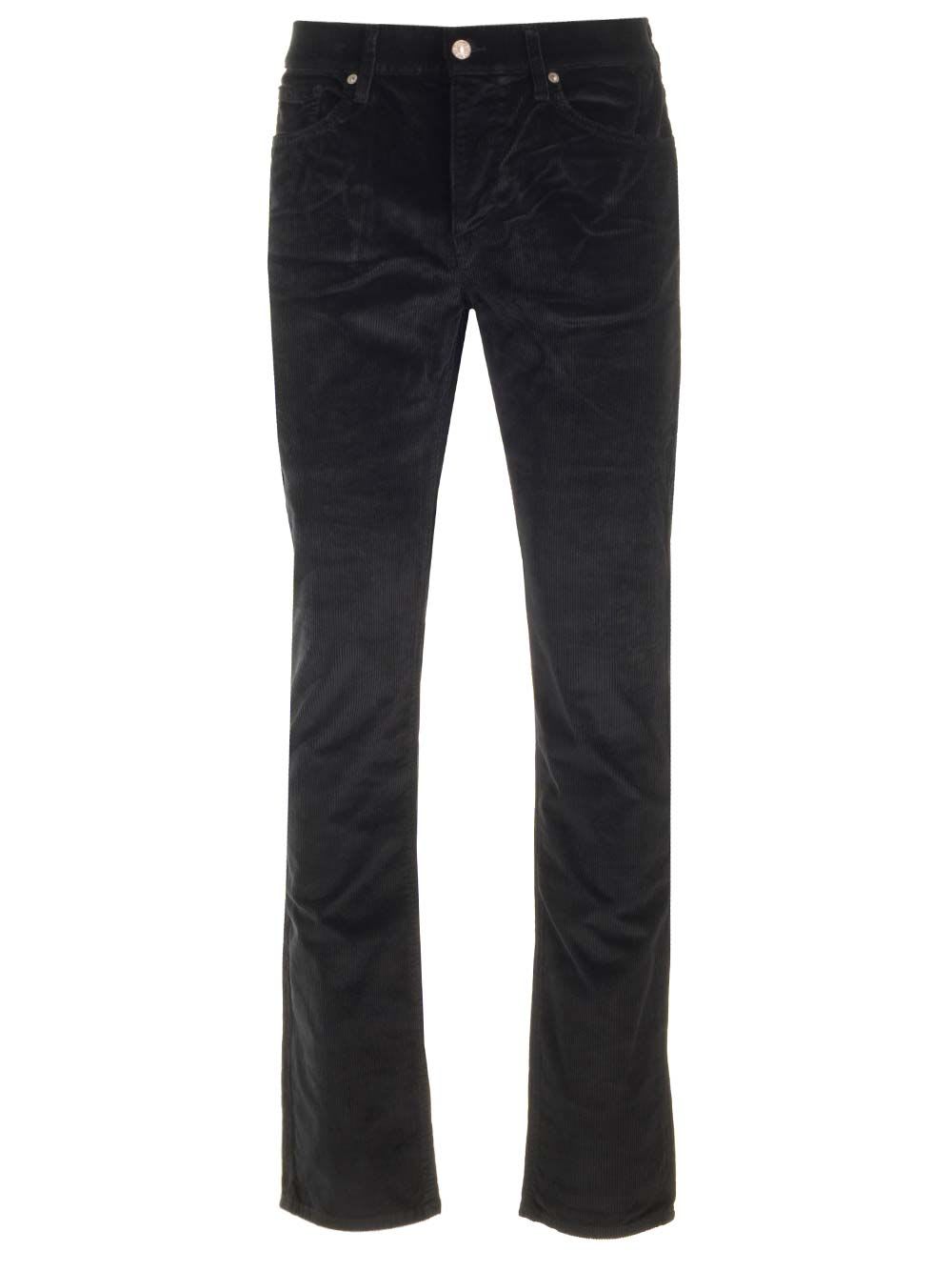 Slimmy Corduroy Vasal Black