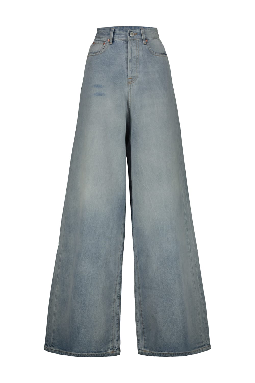 Shop Vetements Big Shape Jeans In Navy