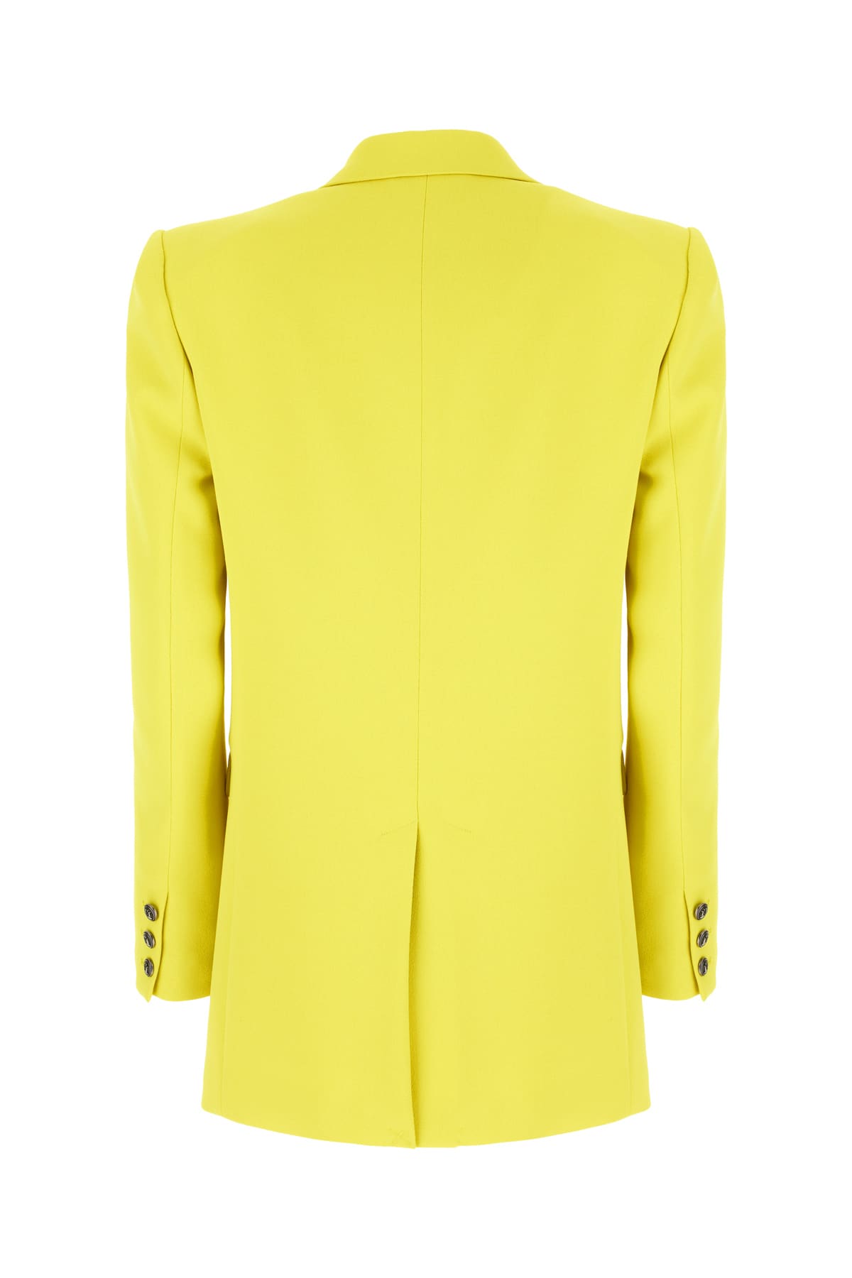 Elisabetta Franchi Acid Green Polyester Blazer In Cedro
