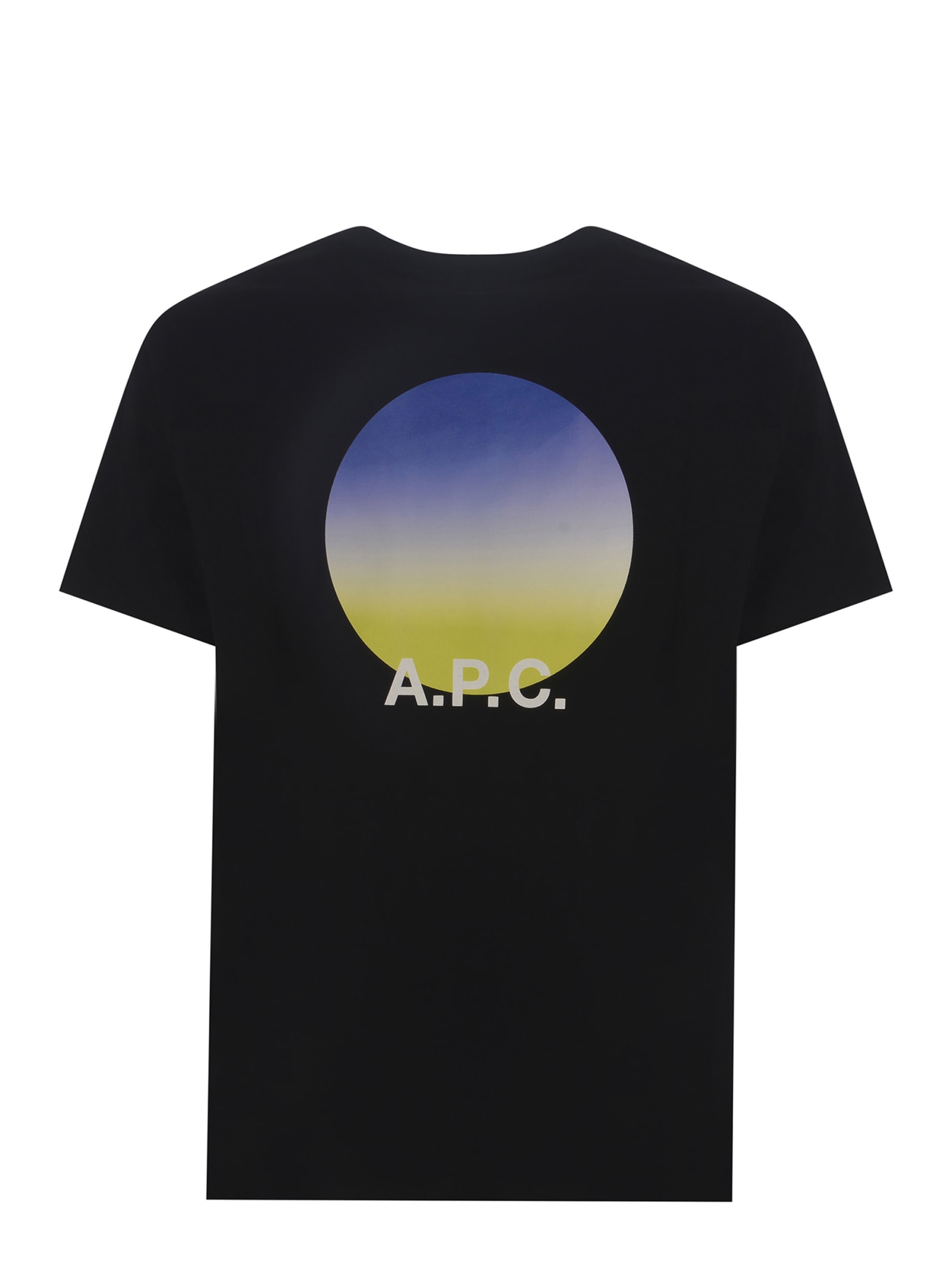 Shop Apc T-shirt A.p.c. Nolan Made Of Cotton In Nero