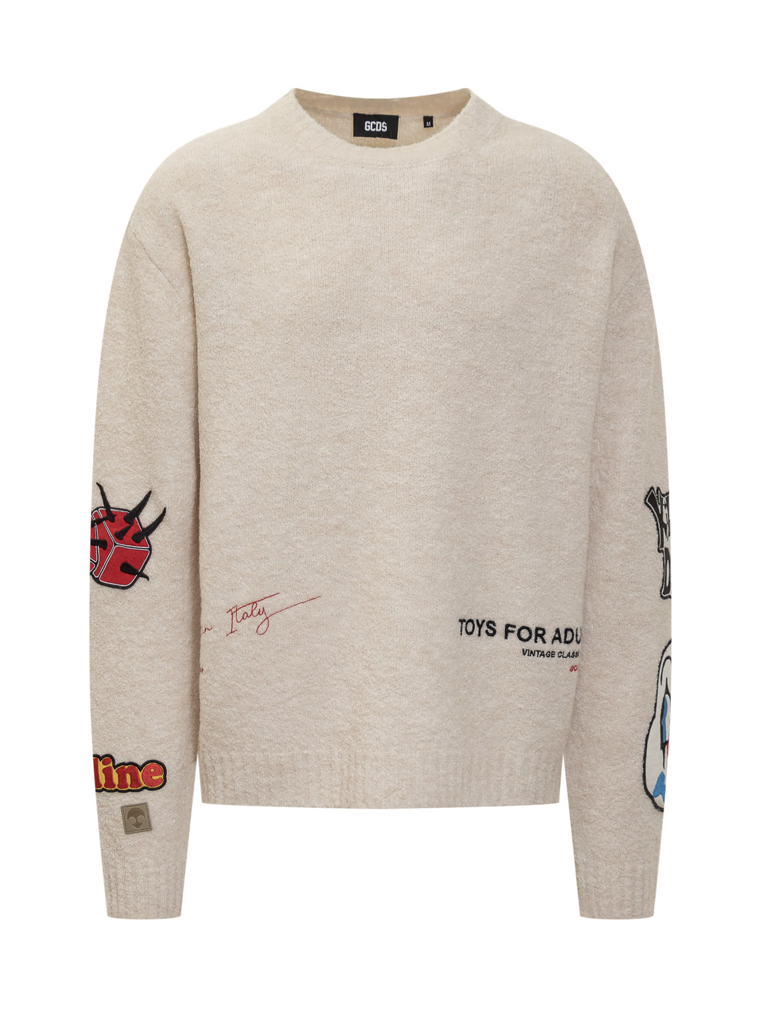 GCDS BOUCLE SWEATER 