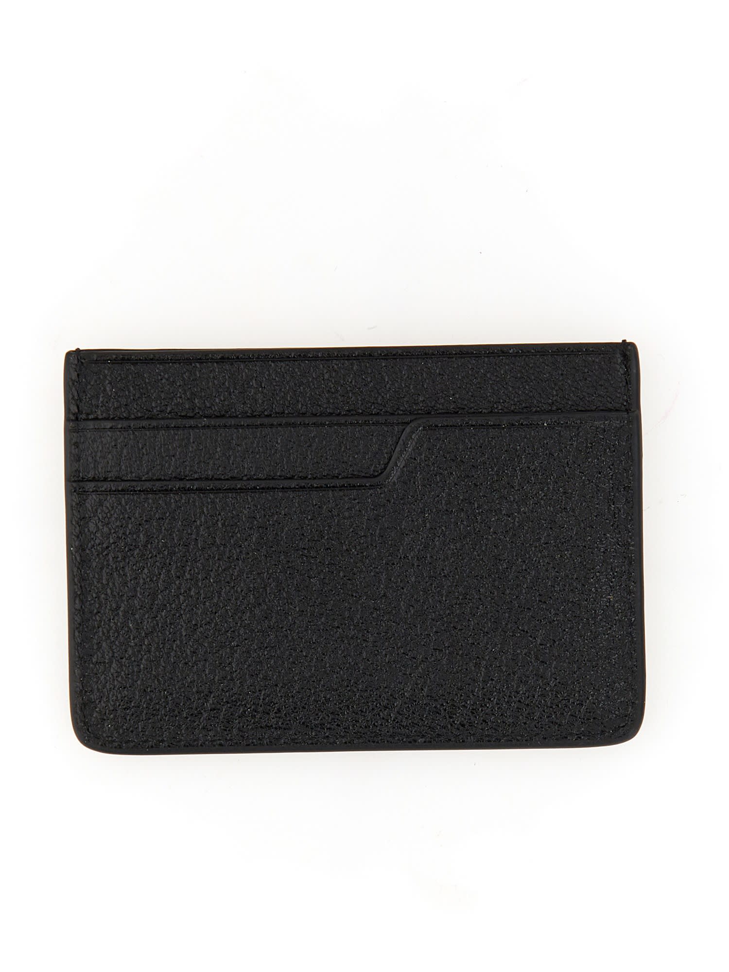 Anya Hindmarch Eyes Card Case In Grained Leather