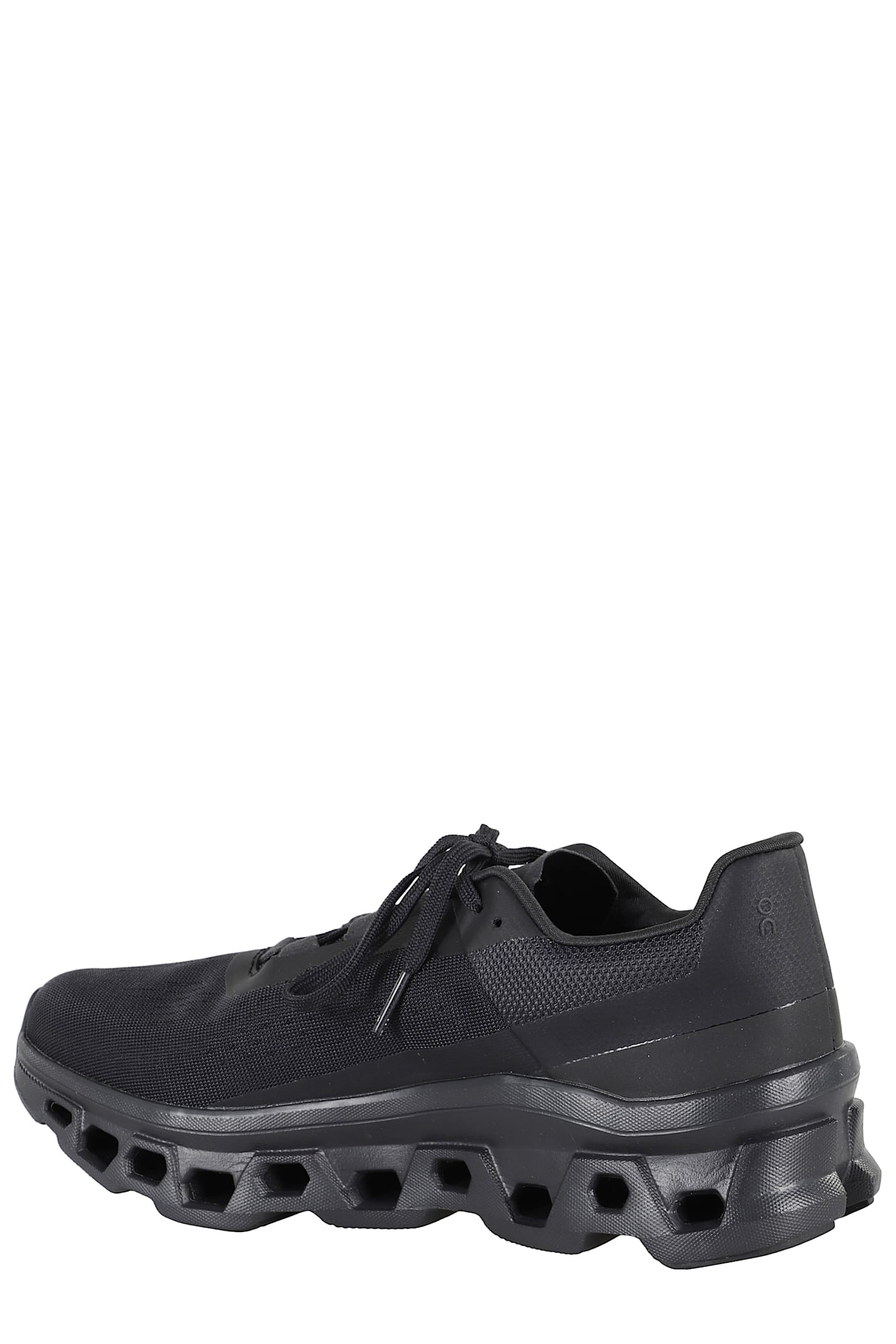 On Cloudmster Rubber-trimmed Mesh Running Sneakers In Black