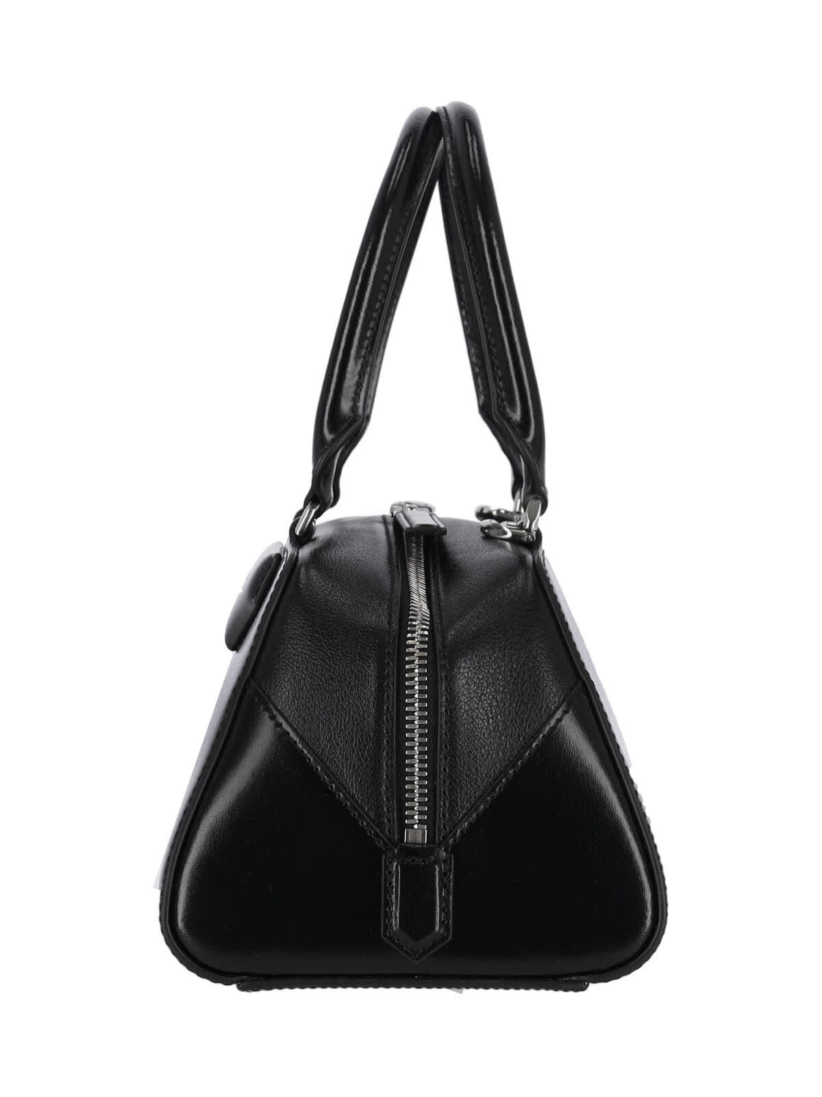 Givenchy Small Antigona East-west Bag In Box Leather In Black