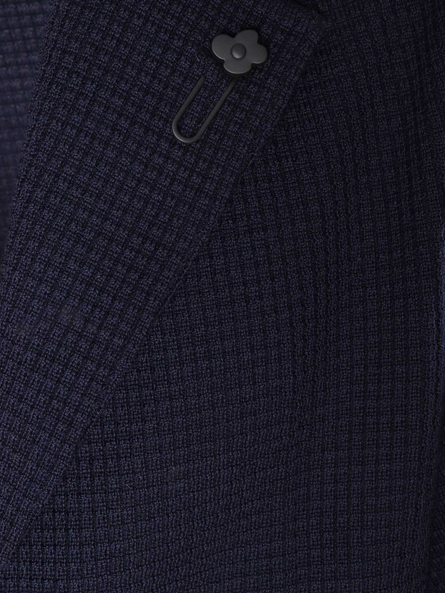 Shop Lardini Man Knitted Jacket In Multicolor